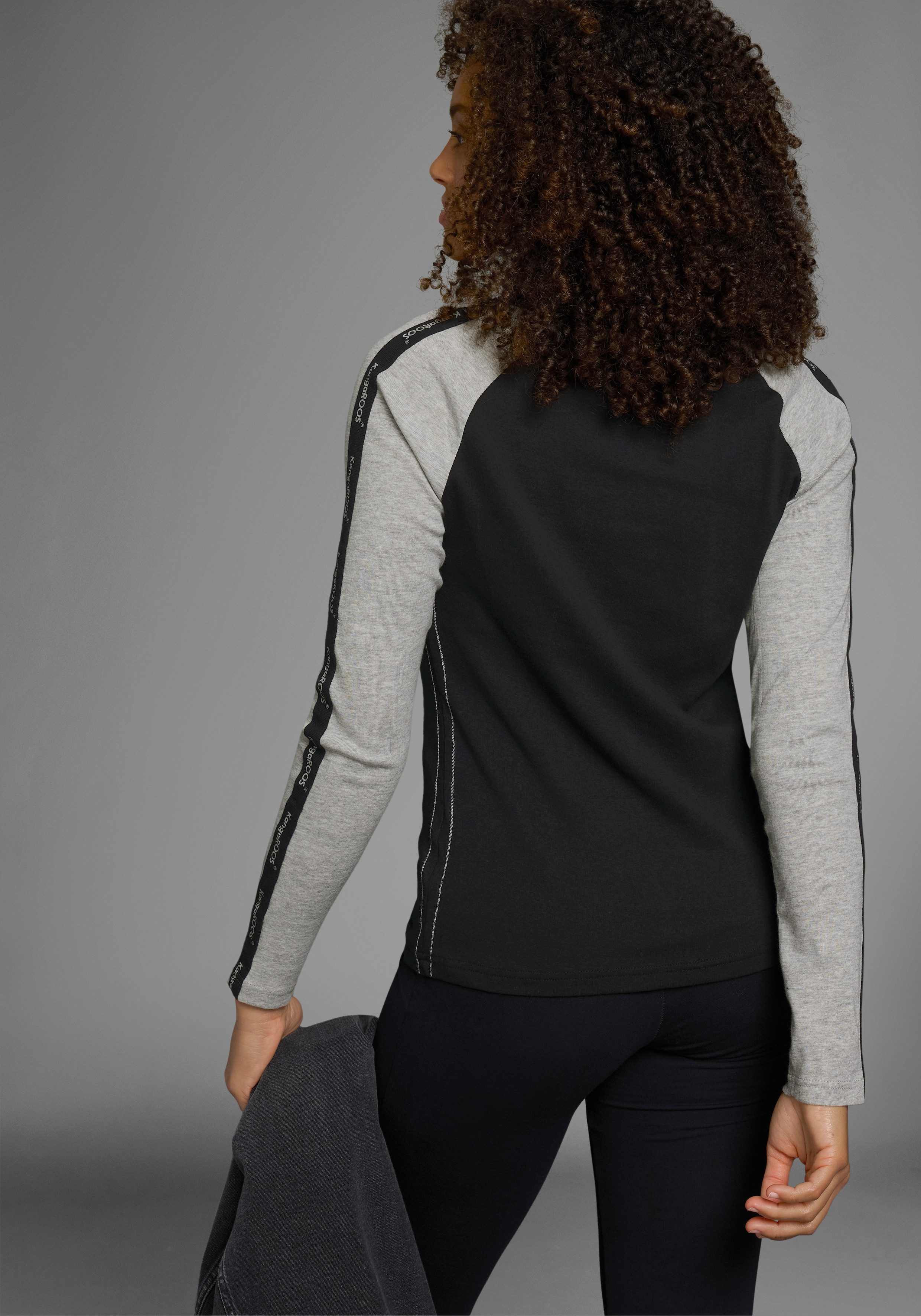 KangaROOS Longsleeve Langarm, sehr figurbetonte Passform, günstig online kaufen