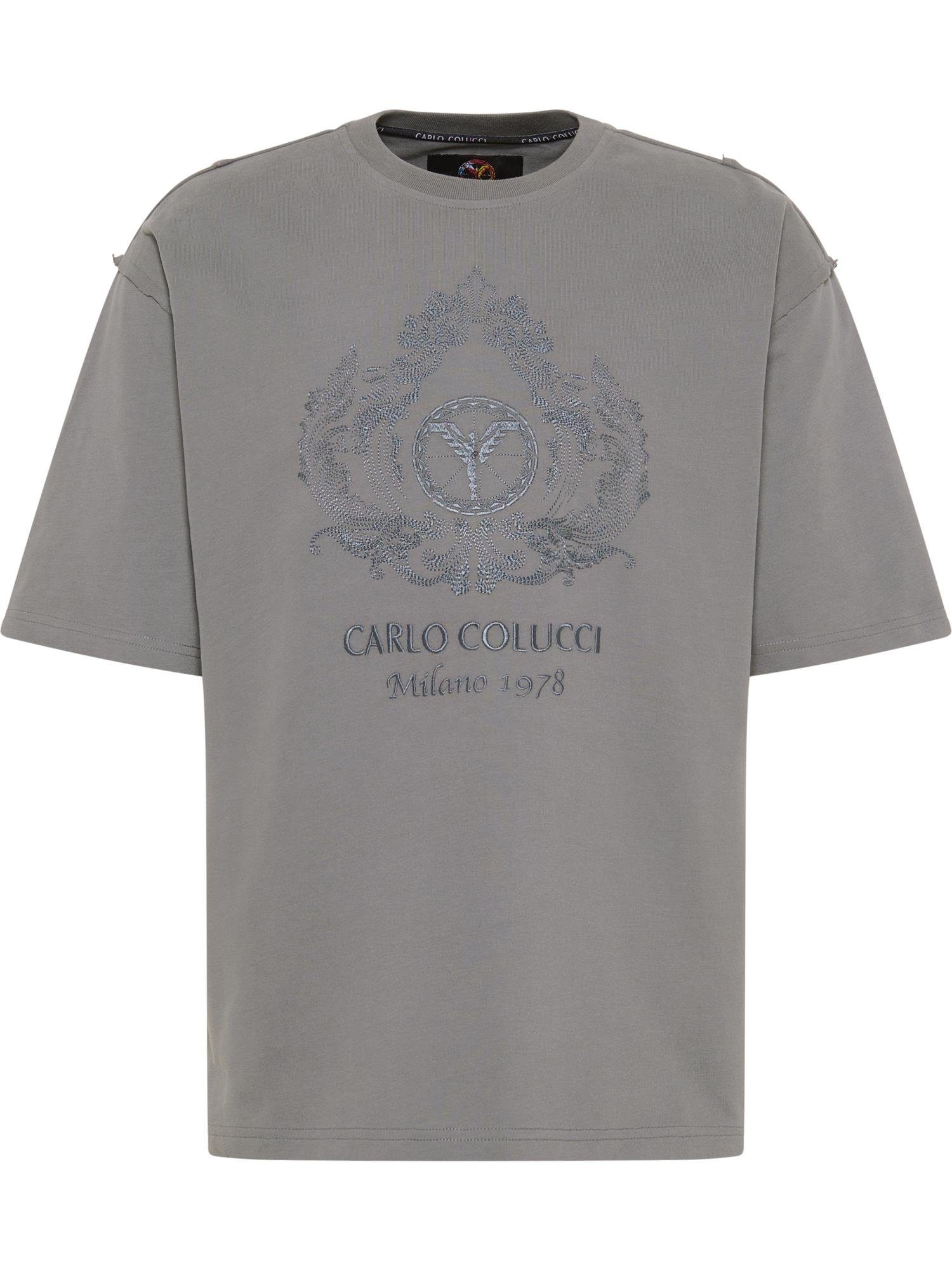 CARLO COLUCCI T-Shirt Anthrazit Bortoli De