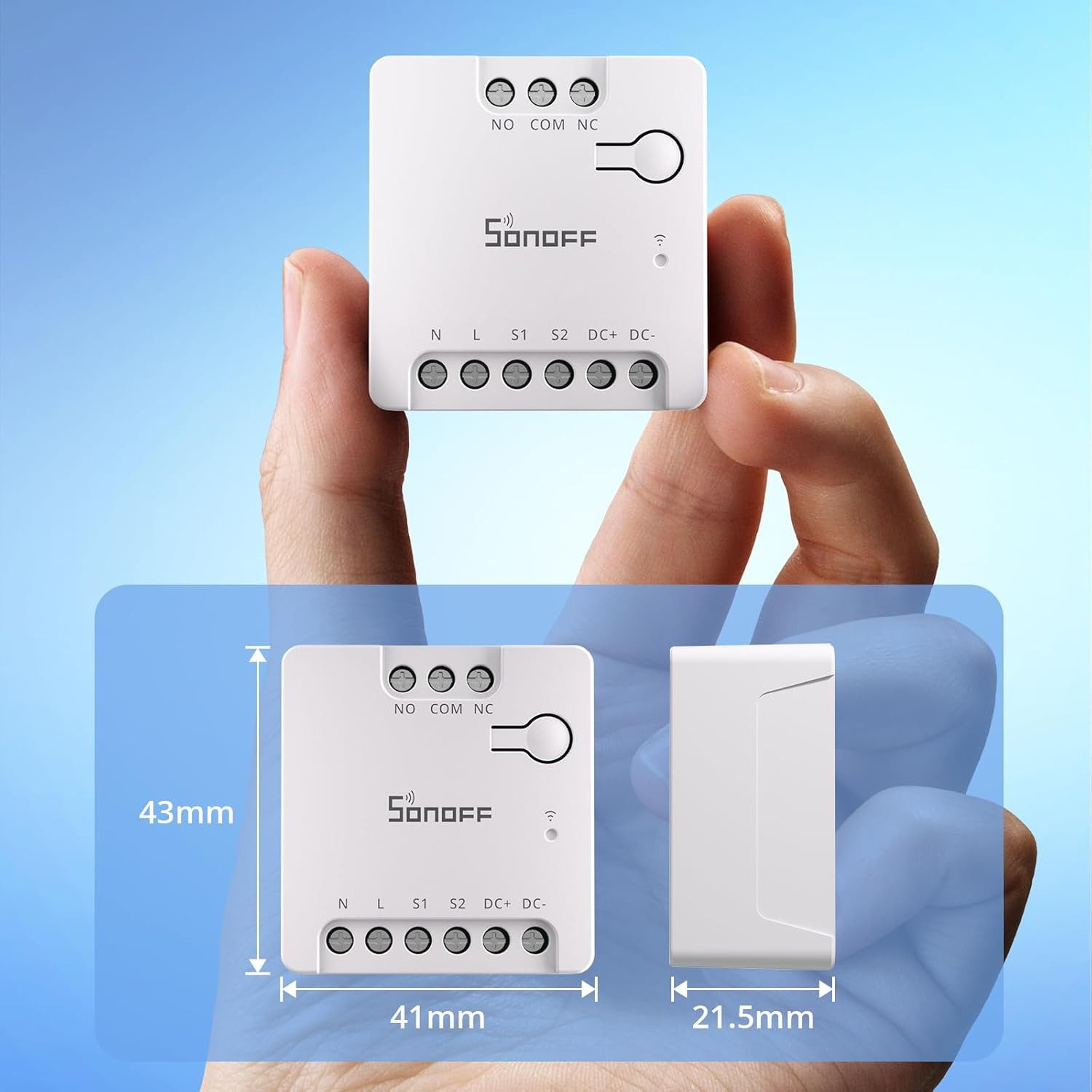 Sonoff MINI-D WiFi Dry Smart-Home-Zubehör, Matter, Dry Contact, WiFi 2.4GHz