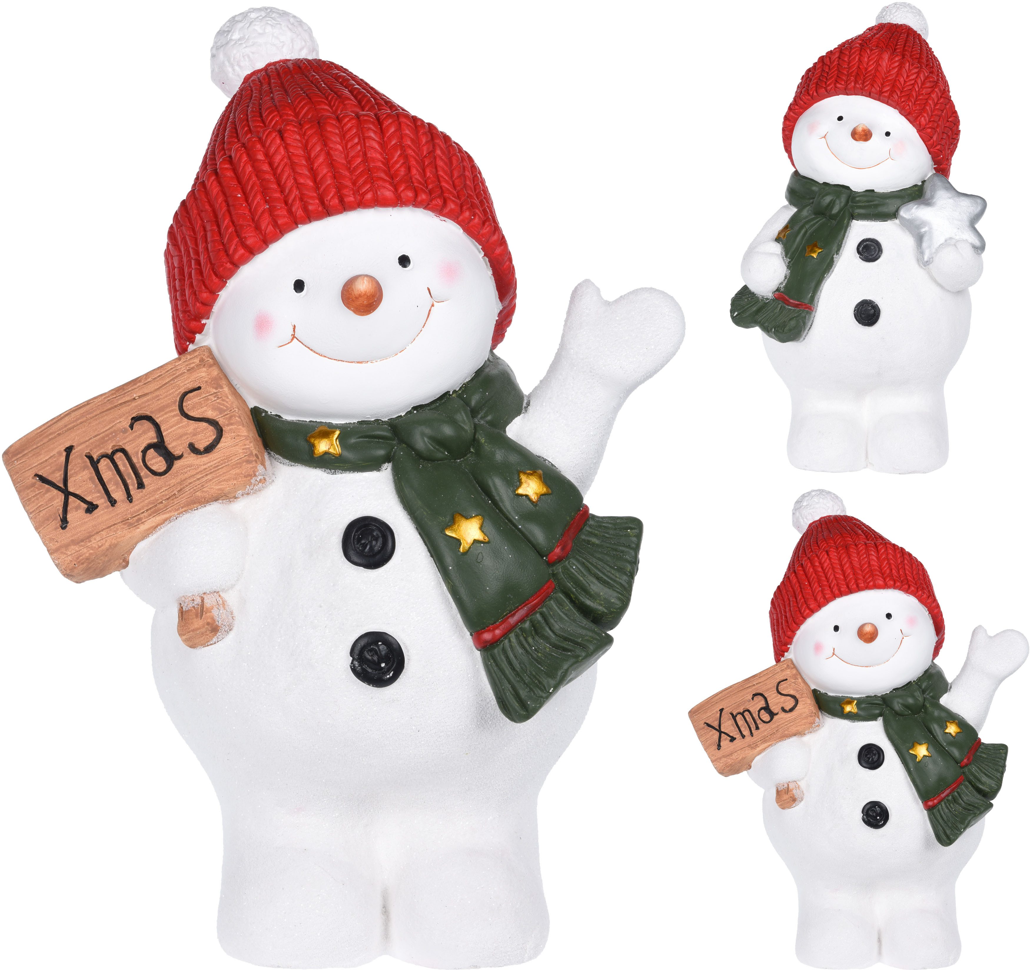 Koopman Dekofigur Schneemann 2er Set - 43cm (2er Set)