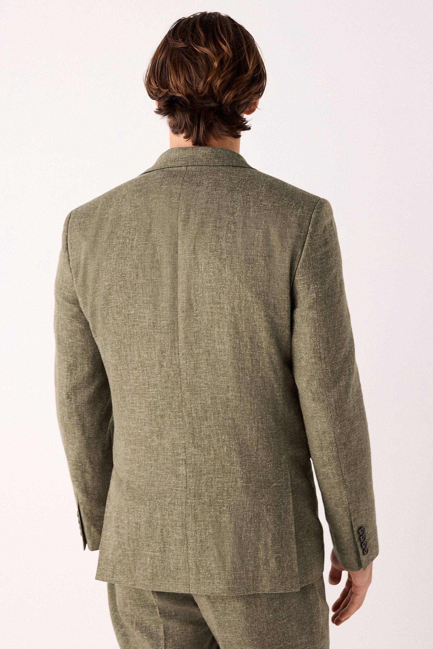 Next Sakko Slim Fit Anzugsakko aus Leinengemisch (1-tlg) günstig online kaufen