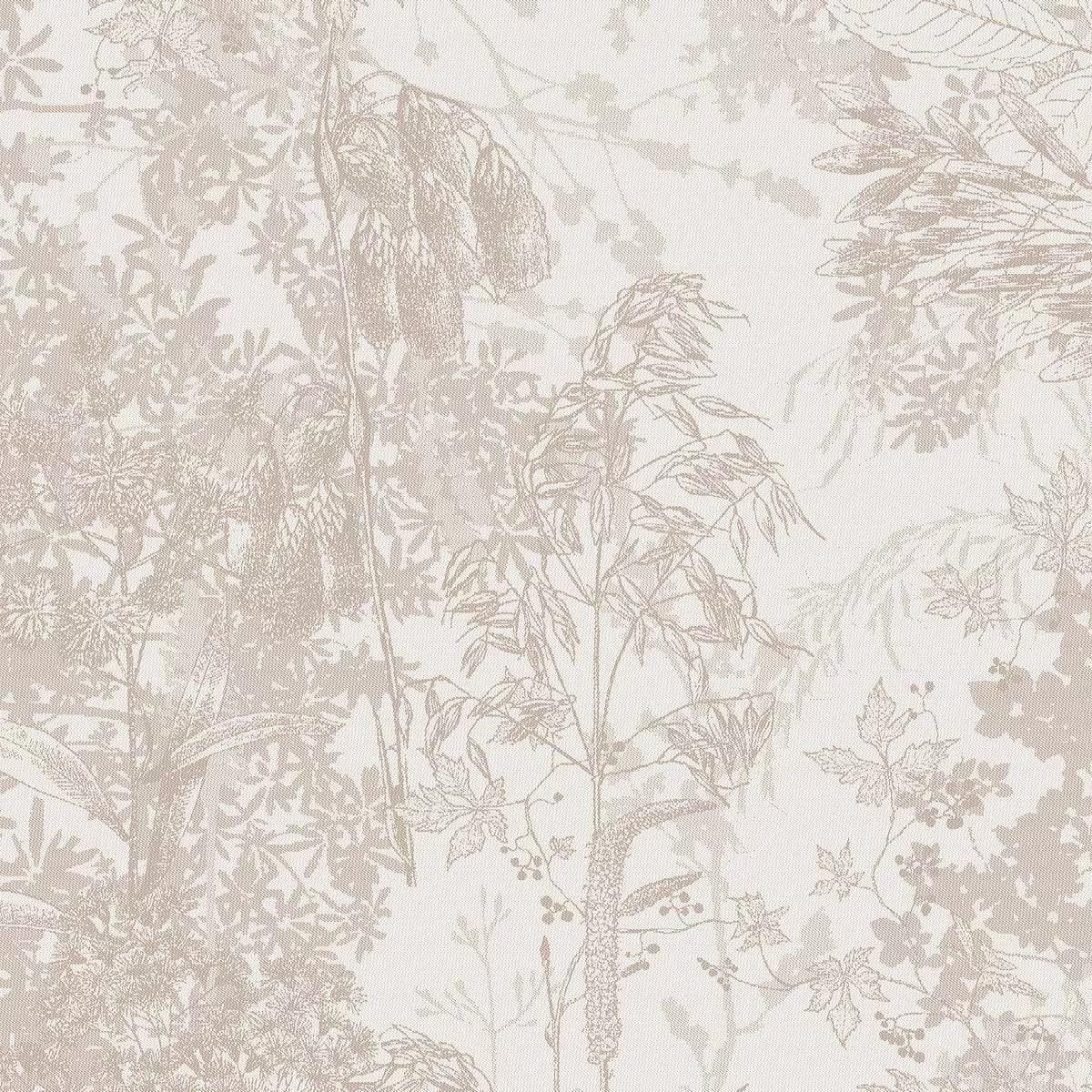 Garnier Thiebaut Stoffserviette Servietten (4x Set) Mille Esprit Jardins Chanvre 55x55 cm, (4 St)