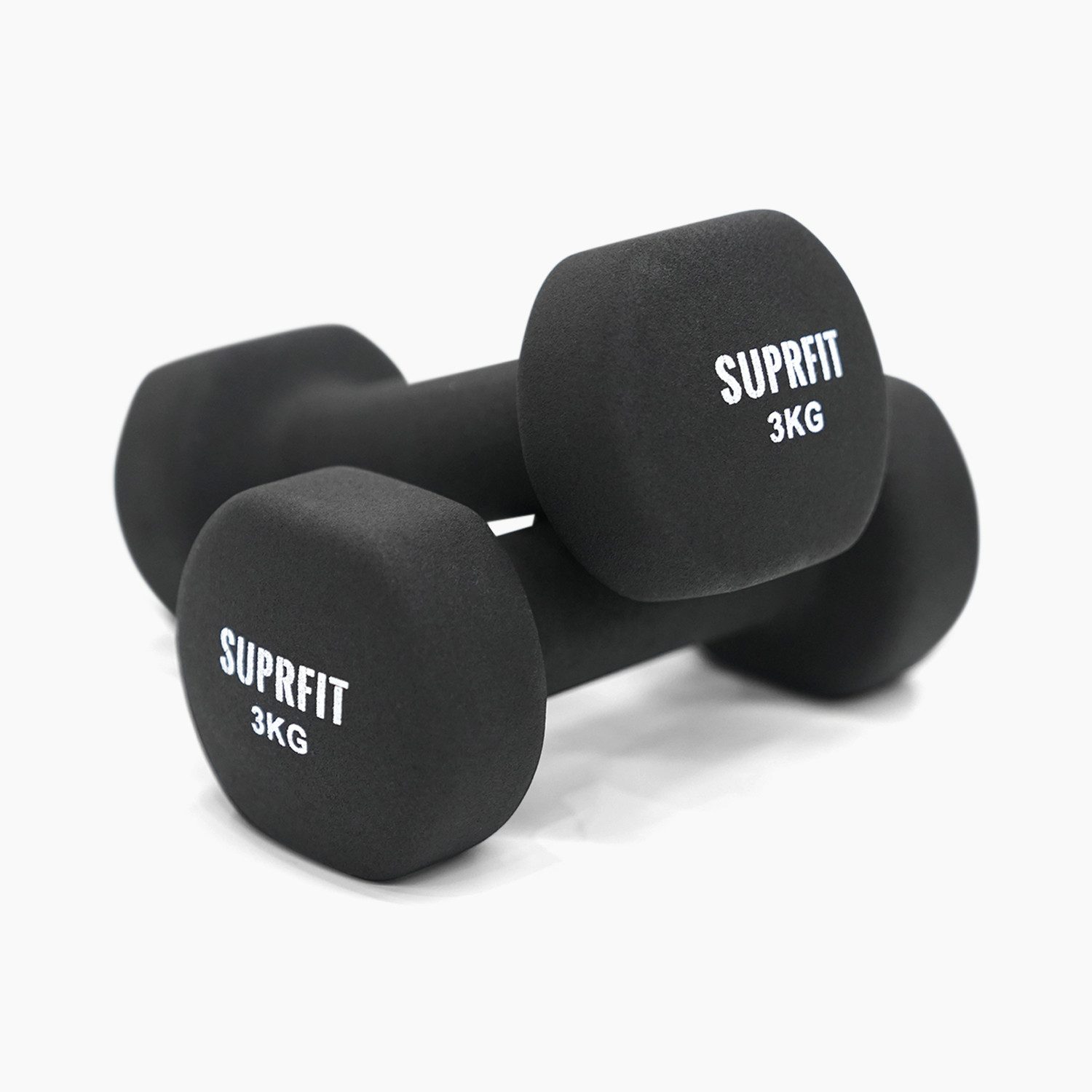 SF SUPRFIT Kurzhantel Suprfit Vinyl Gymnastikhanteln, (Paar, 0,5 - 10 Kg), Ideal für Krafttraining, Jogging, Yoga und Pilates.