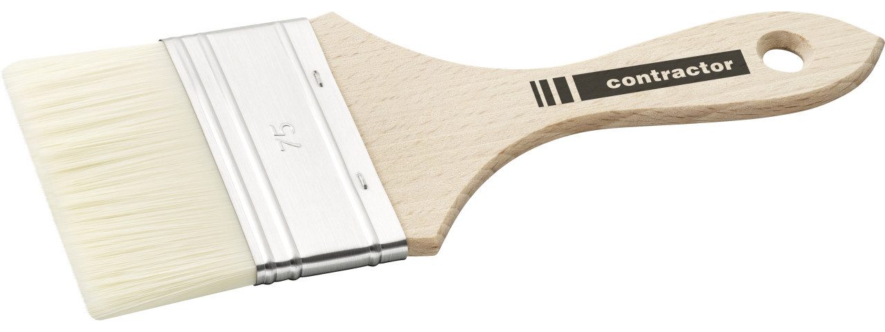 Color Expert Pinsel Color Expert Flachpinsel Finish-Borste 75 mm weiß