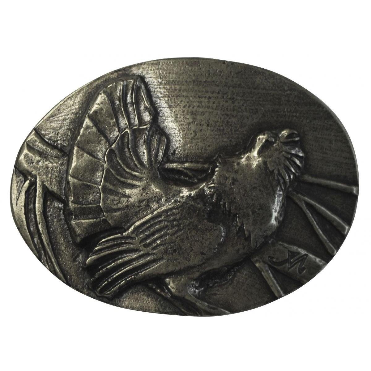 BELTINGER Gürtelschnalle Auerhahn 4,0 cm - Buckle Gürtelschließe 40mm - für Jagd-Outfit - Gürte (1-St)