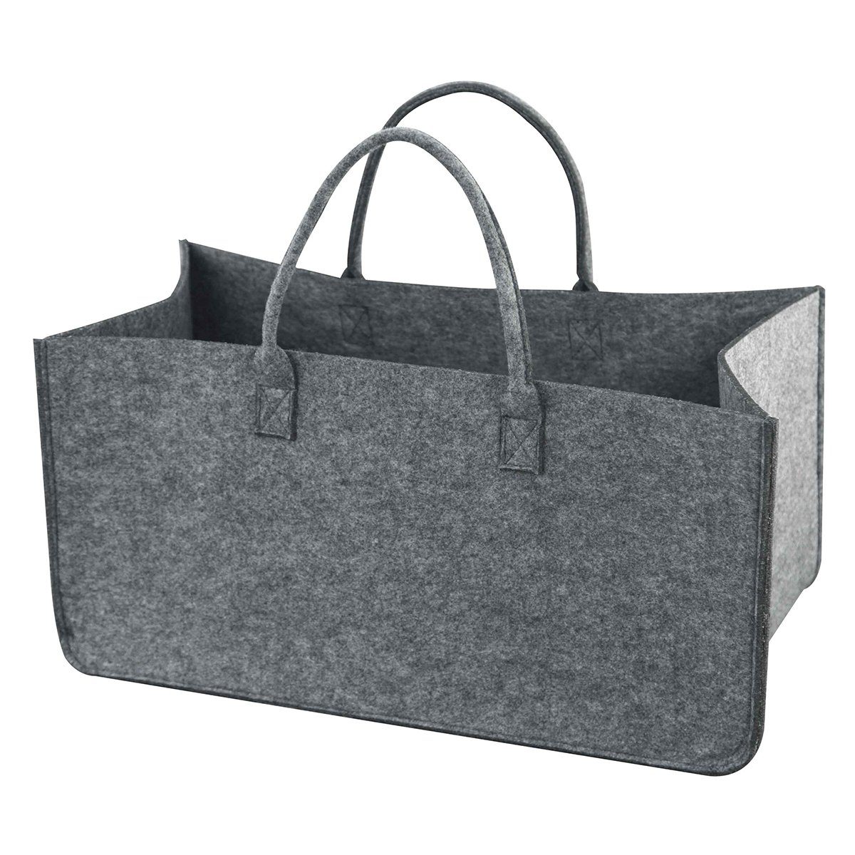 Filztasche, grau 40 x 22 x 24 cm - Wohnambiente-Shop