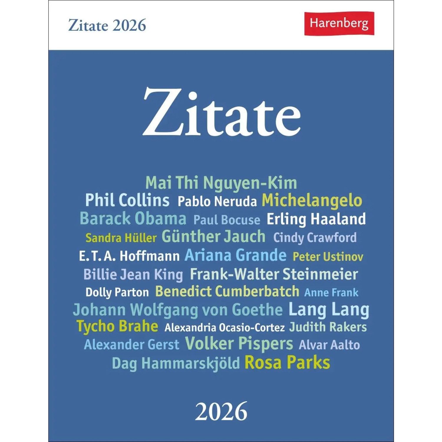 Harenberg Календари Verlag Abreißkalender Zitate Tagesabreißkalender 2026