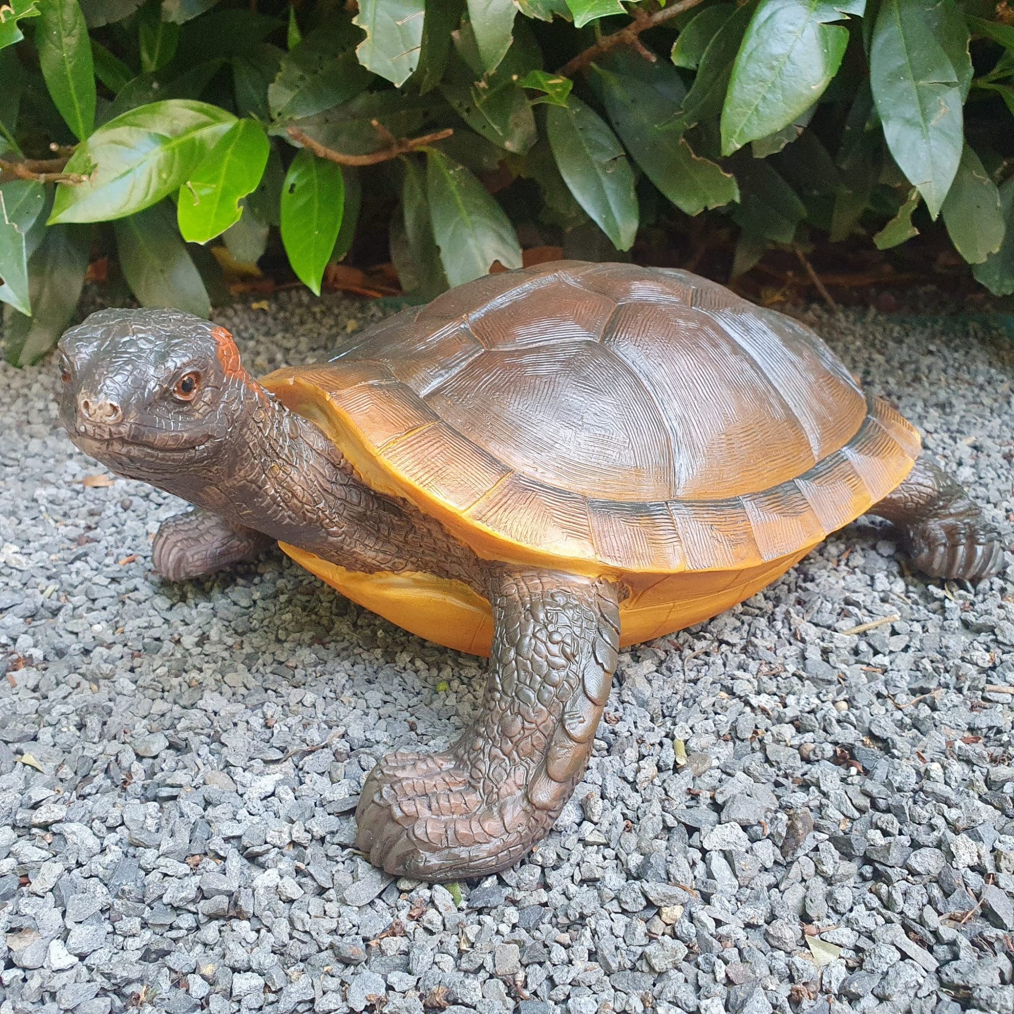 Schildkröten-Figur Als Blumentopf-Aufhänger – Harz-Deko Zum „Umarmen“ Von Töpfen, Für Garten, Balkon & Terrarium