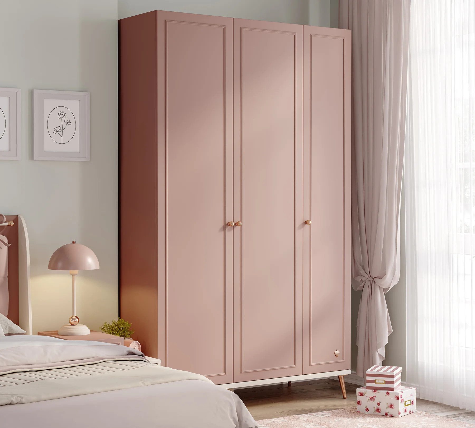 Möbel-Zeit Kleiderschrank ELEGANCE Line, 3-trg.