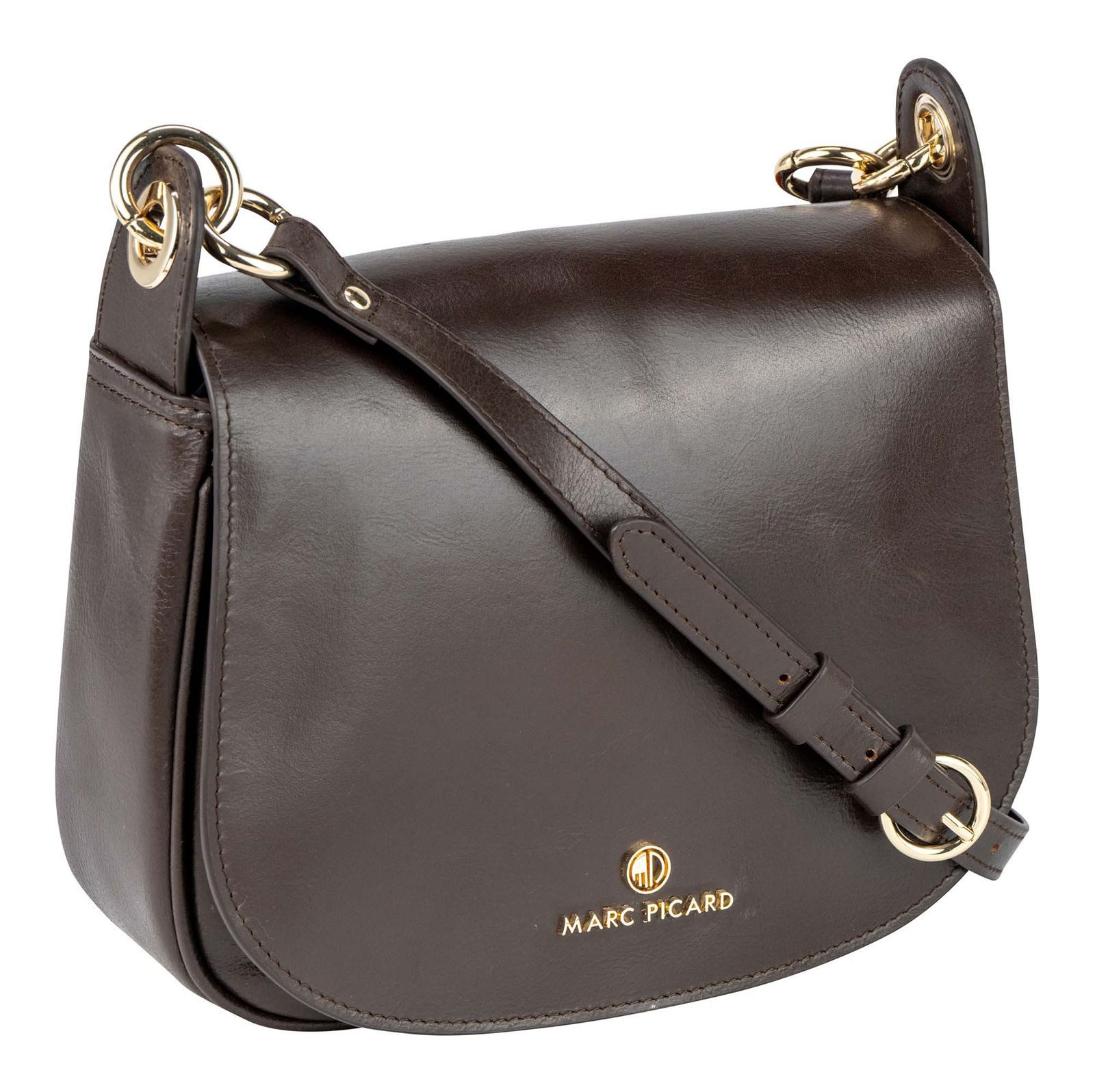 Marc Picard Schultertasche Shoulder Bag, aus echtem Rindsleder