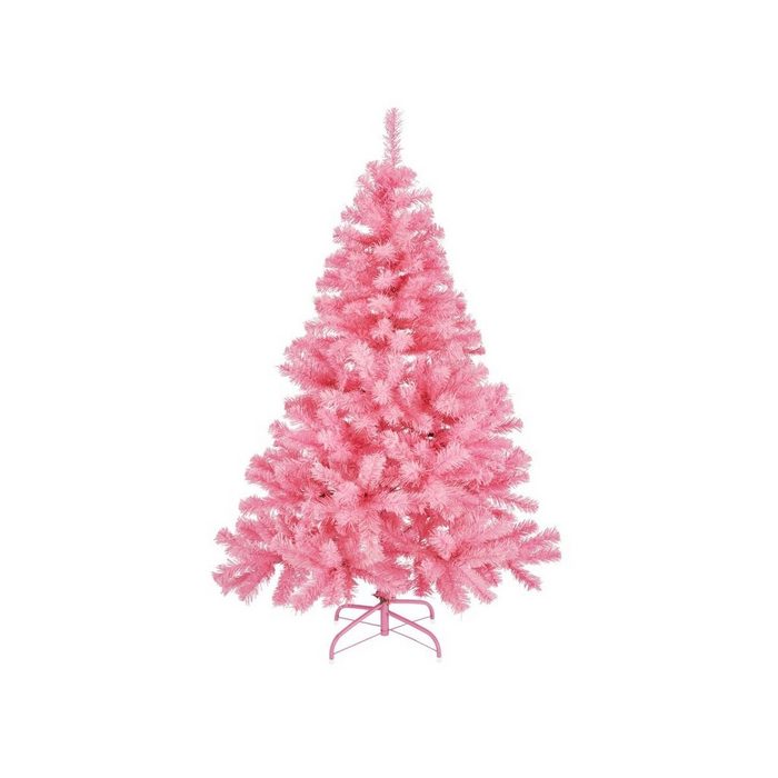 Gravidus Künstlicher Weihnachtsbaum Künstlicher Weihnachtsbaum in pink Tannenbaum Kunstbaum Christbaum Tanne 1 5m