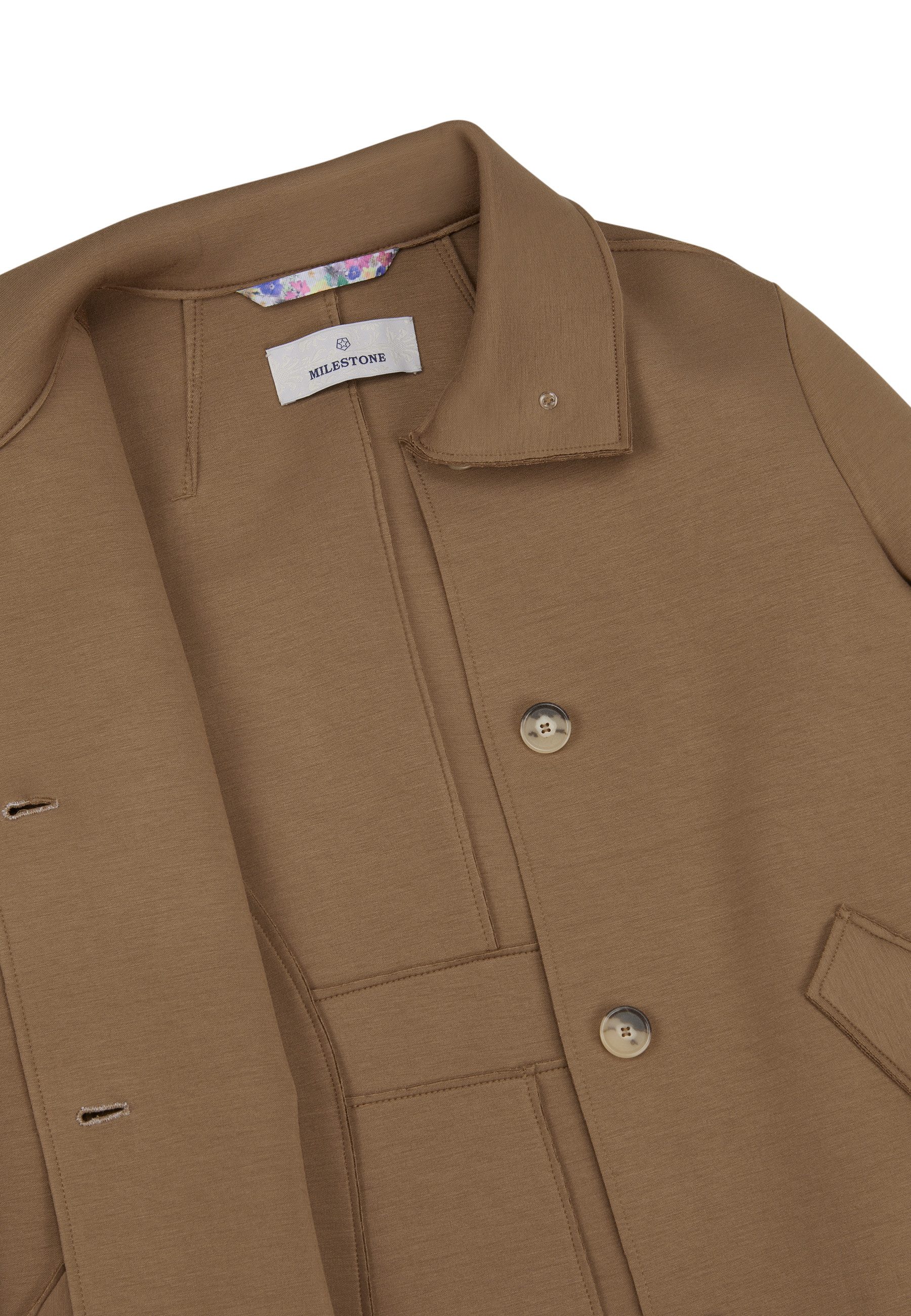 Kurzmantel MSAddison Damen Jacke Mantel kurz klassisch Knöpfe