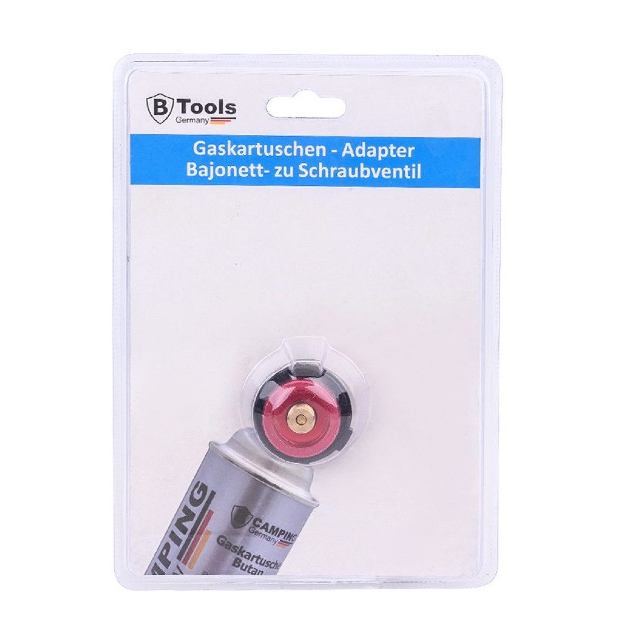 Bahama Warenvertriebs GmbH Gaskartusche Gaskartuschen-Adapter Bajonett zu Schraubventil vielseitige Nutzung