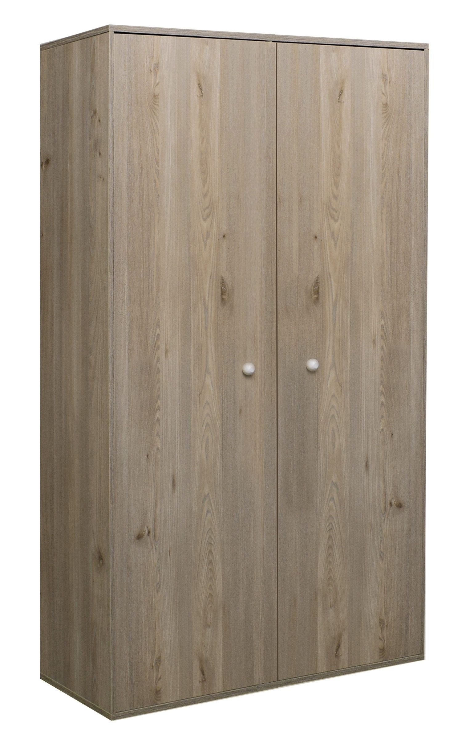 Mäusbacher Drehtürenschrank 2 Stangen, 1 Boden, Nelson Eiche Dekor - 80x152x42 (BxHxT)