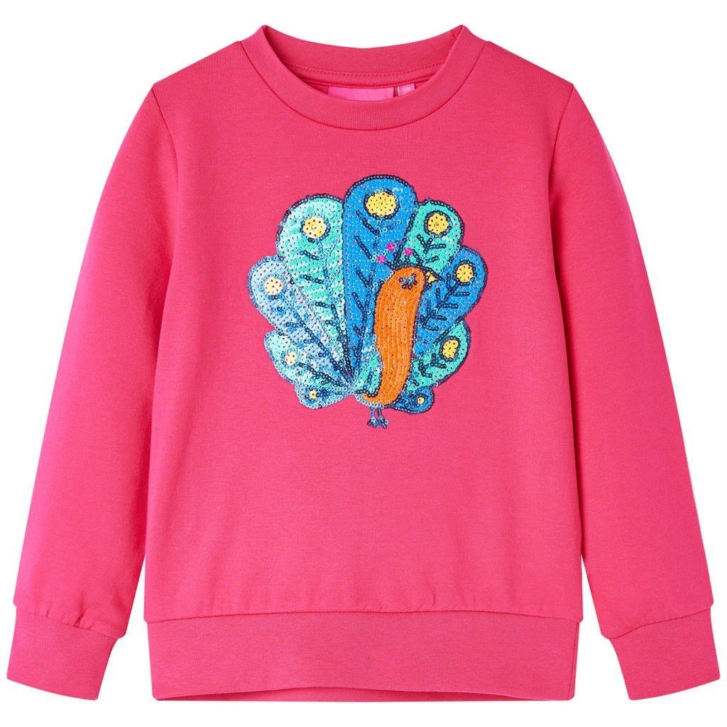 Sweatshirt Kinder-Sweatshirt Knallrosa 128