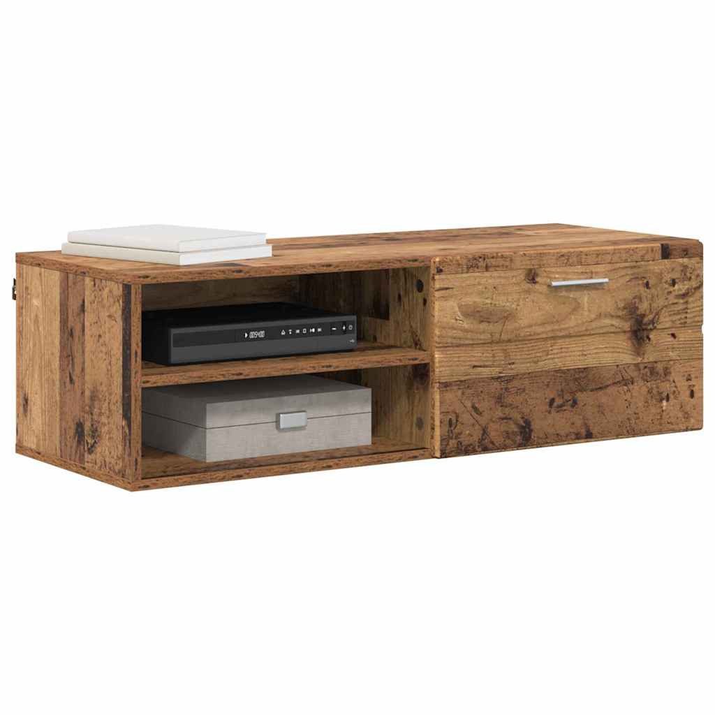 vidaXL Wohnzimmer-Set TV-Schränk mit Regal Altholz günstig online kaufen