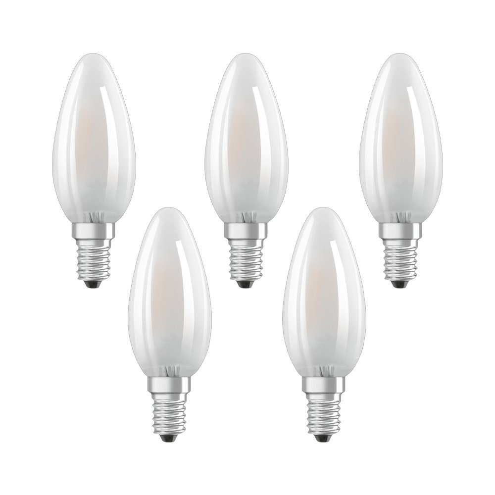 Osram LED-Leuchtmittel 5er-PACK LED Leuchtmittel E14 MATT, E14