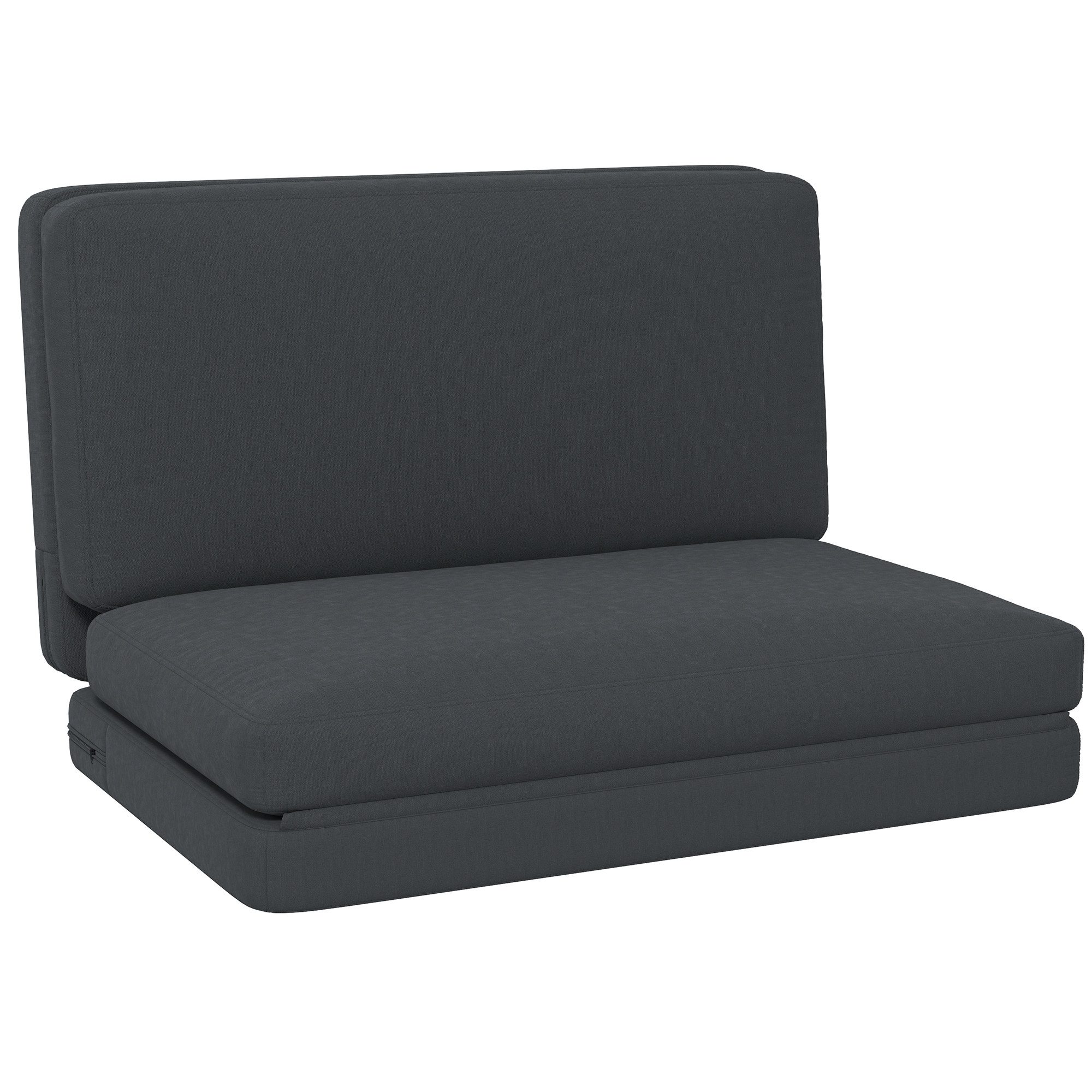 HOMCOM Sitzkissen 3-in-1 Klappbar Schlafsofa mit günstig online kaufen