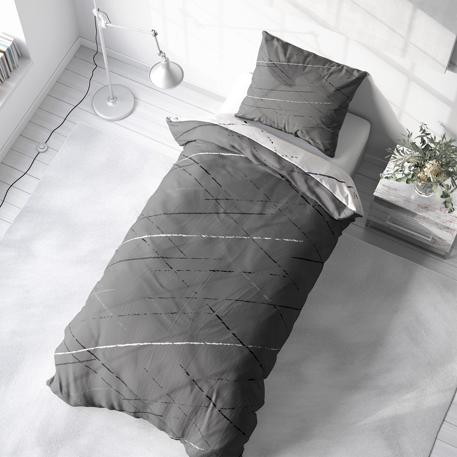 Visaggio Bettwäsche Hochwertige Polycotton Bettbezug in günstig online kaufen