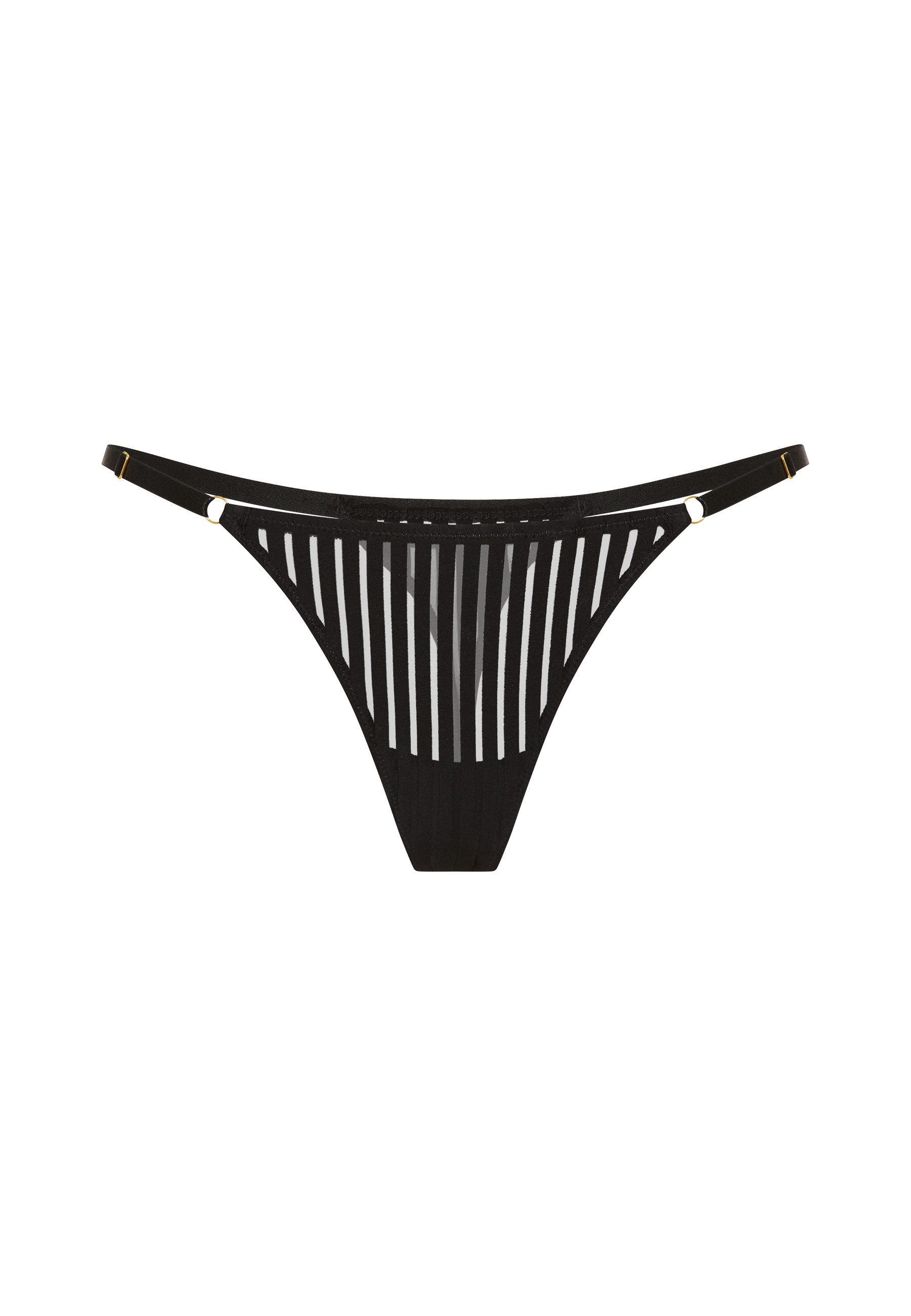 LSCN by LASCANA String (2er Pack) mit transparenten, grafischen Streifen