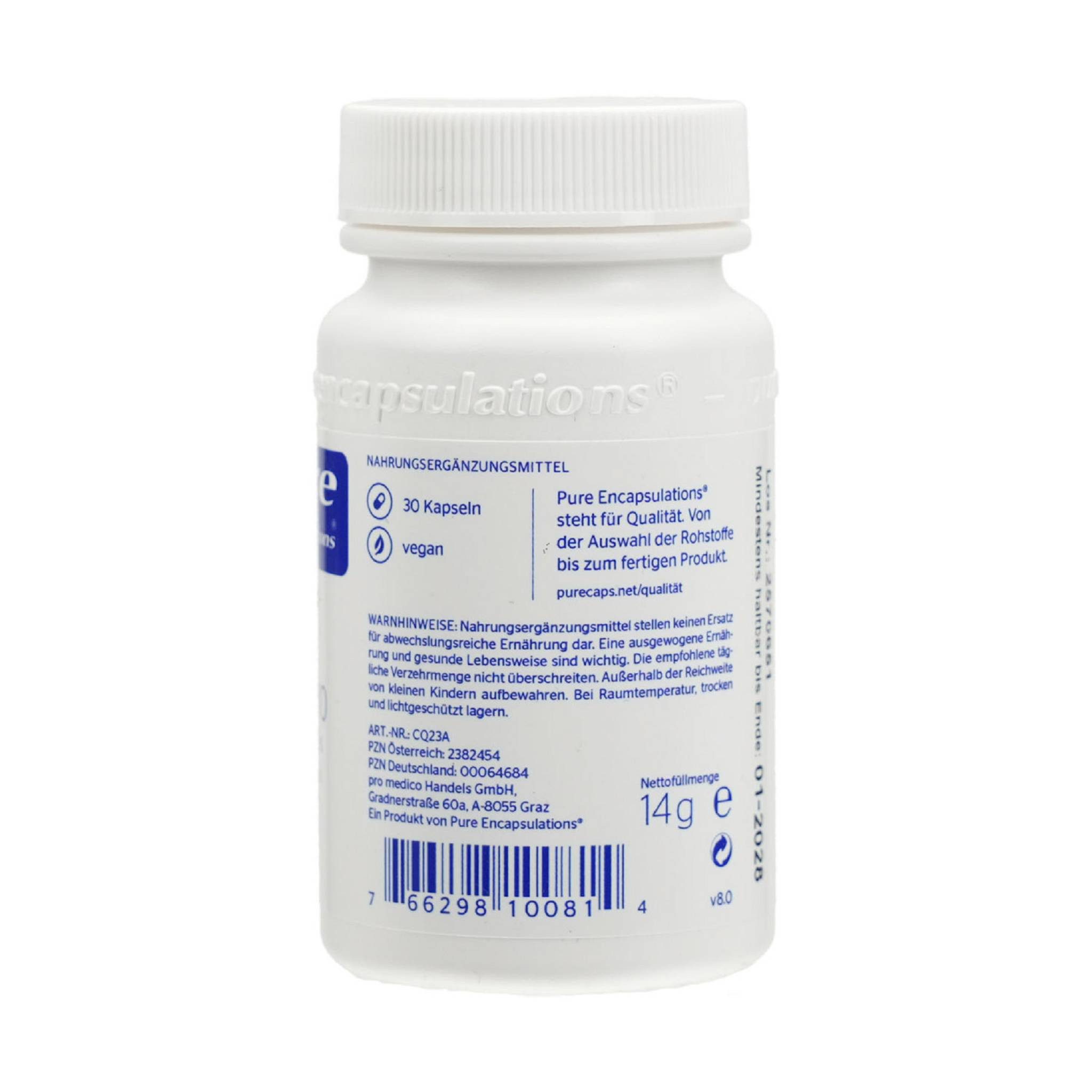 Pure PURE ENCAPSULATIONS CoQ10 250 mg Kapseln Kapsel