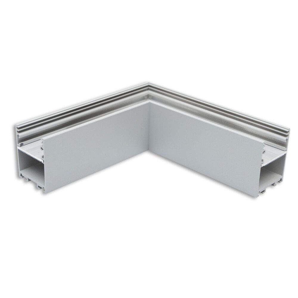 ISOLED Eckprofil LED-Profil Aluminium, silber, pulverbeschichtet, LED-Profil, 120x120mm