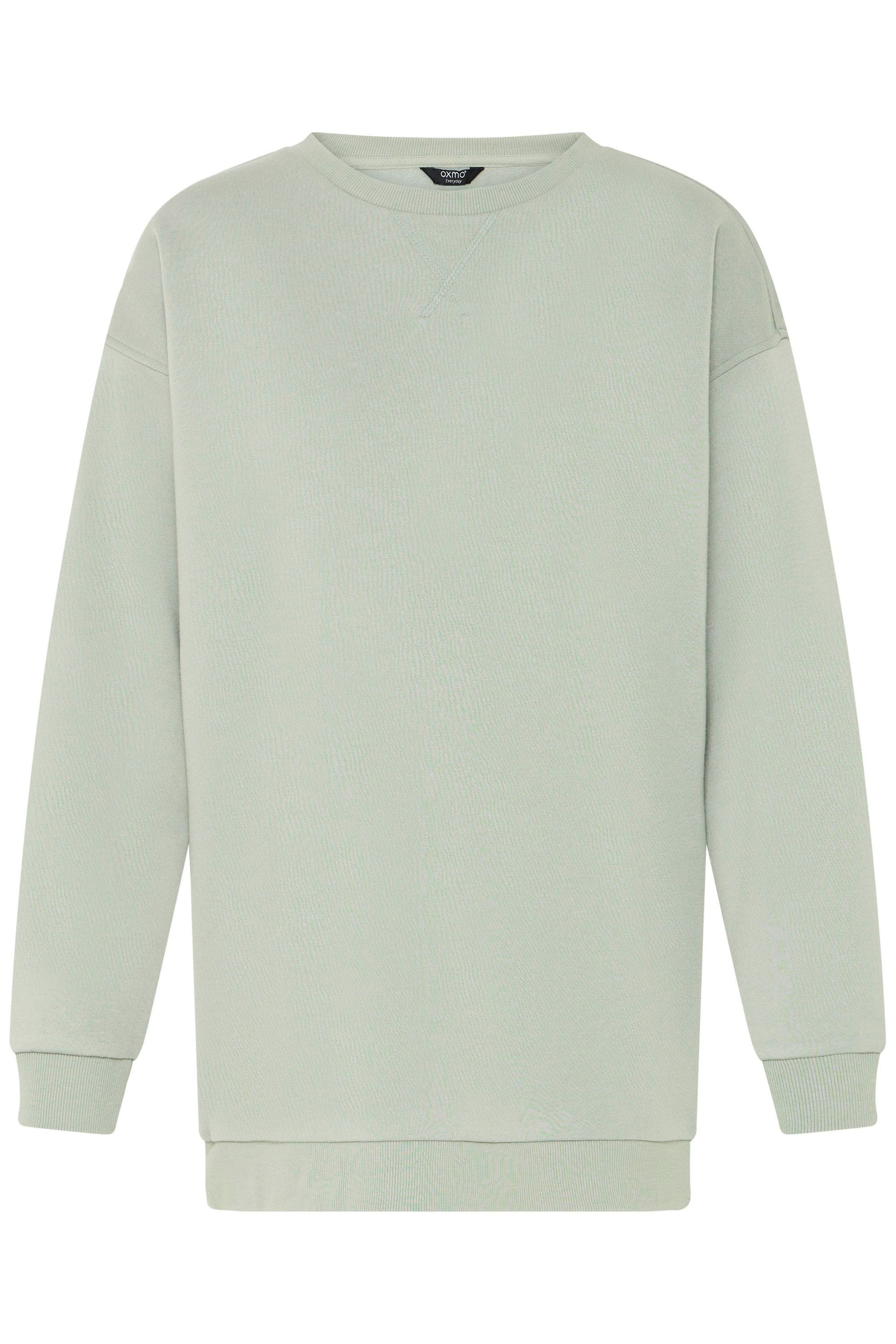 OXMO Sweatshirt OMHillary Modischer Rundhalspullover in längerem Schnitt günstig online kaufen