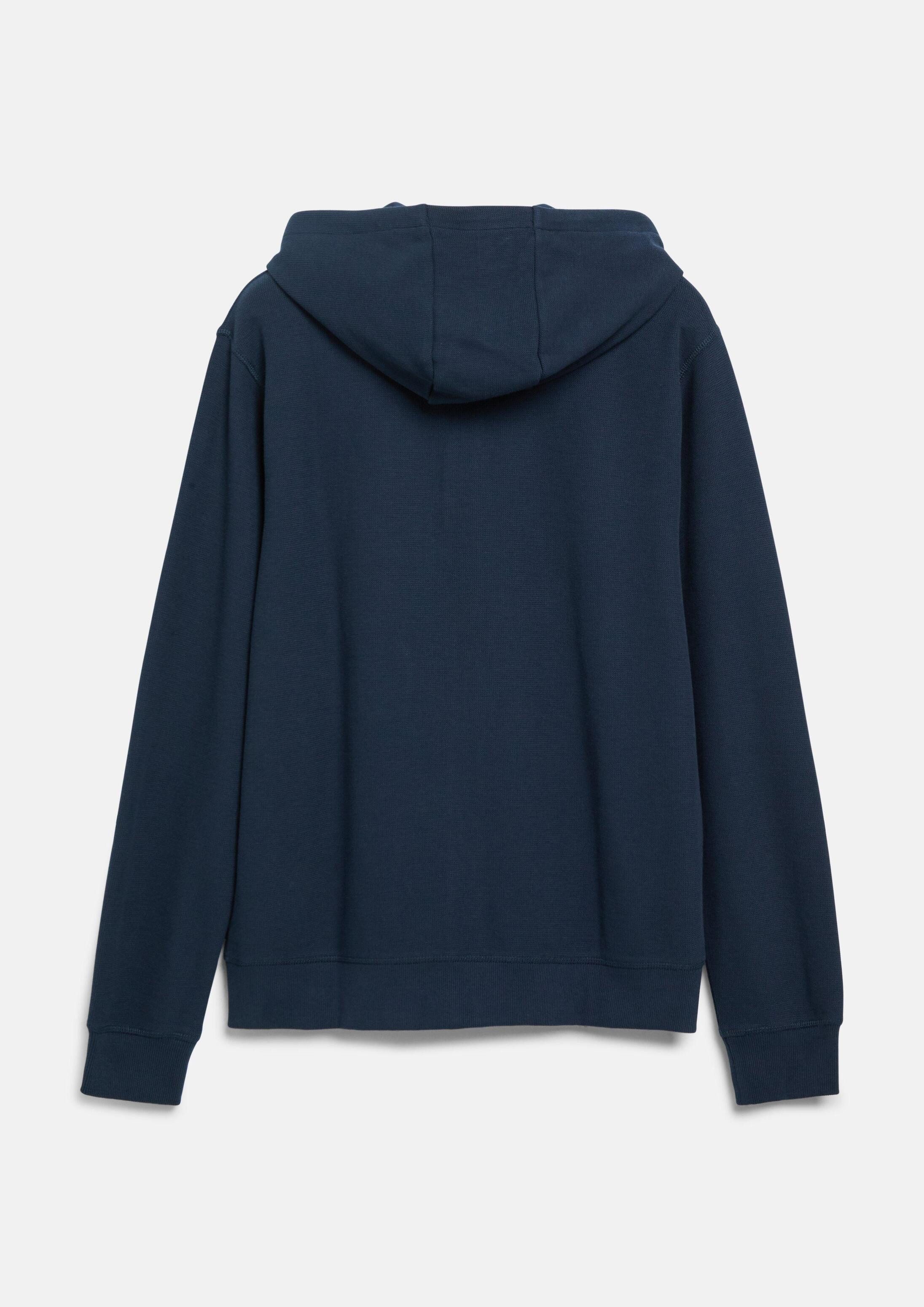 s.Oliver Sweatjacke Sweatshirt Jacke Kapuzensweatjacke in Waffelpiqué