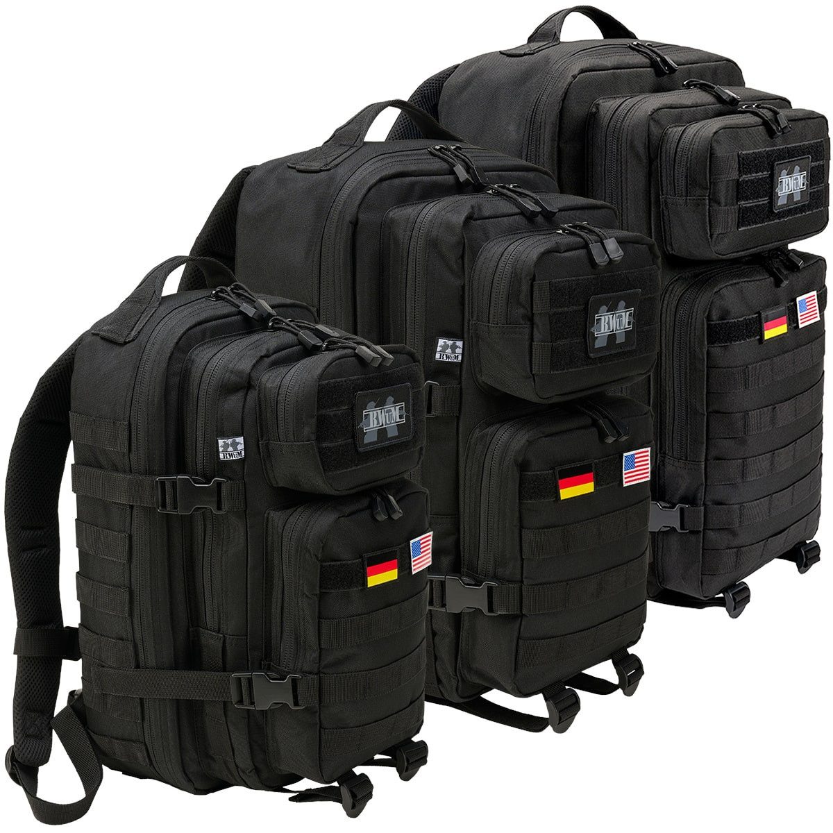 BWuM Trekkingrucksack BWuM US Assault Pack Cooper Rucksack + Patch & Flagge günstig online kaufen