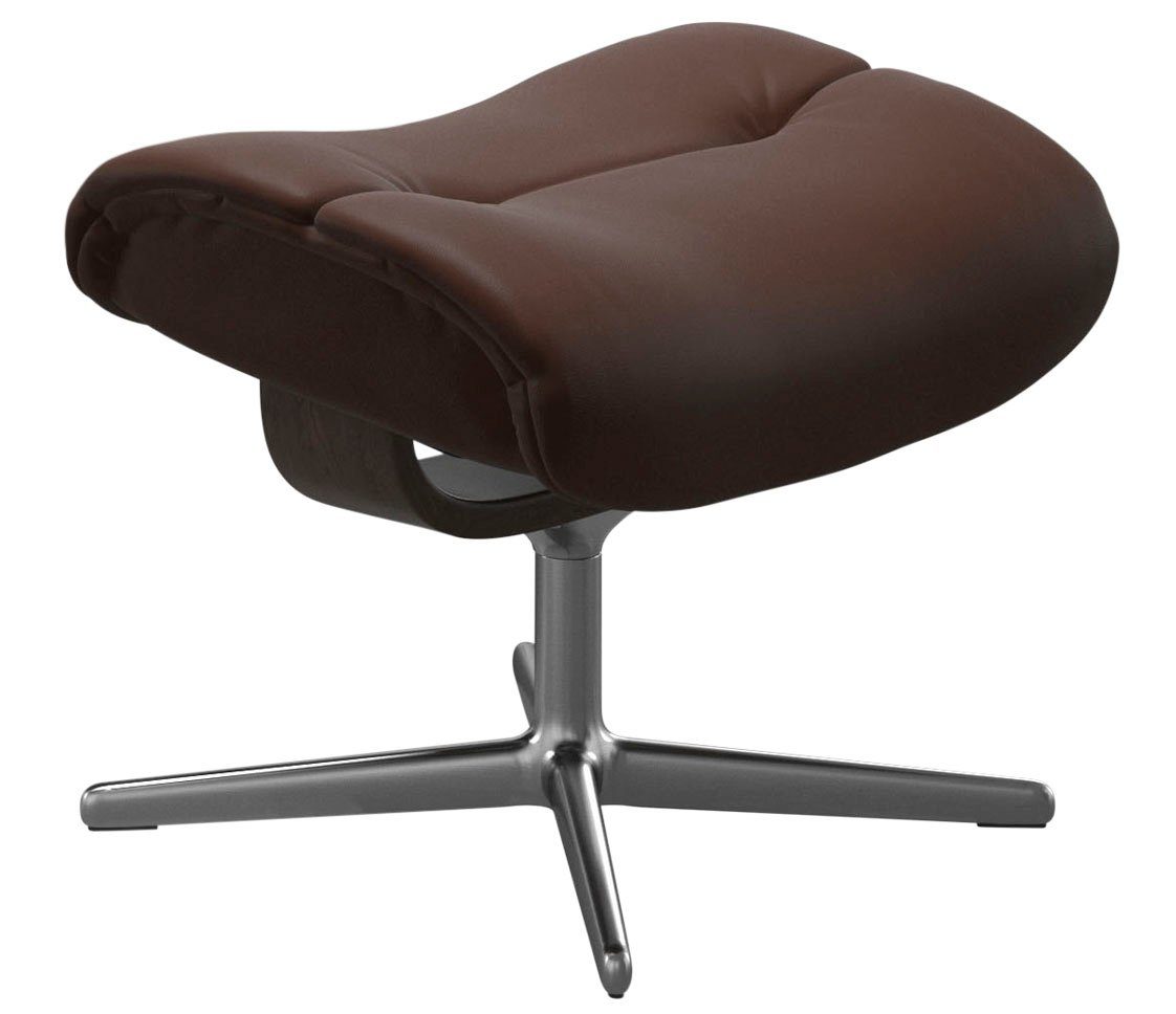 Stressless® Fußhocker Sunrise, mit Cross Base, Größe S, M & L, Holzakzent Wenge