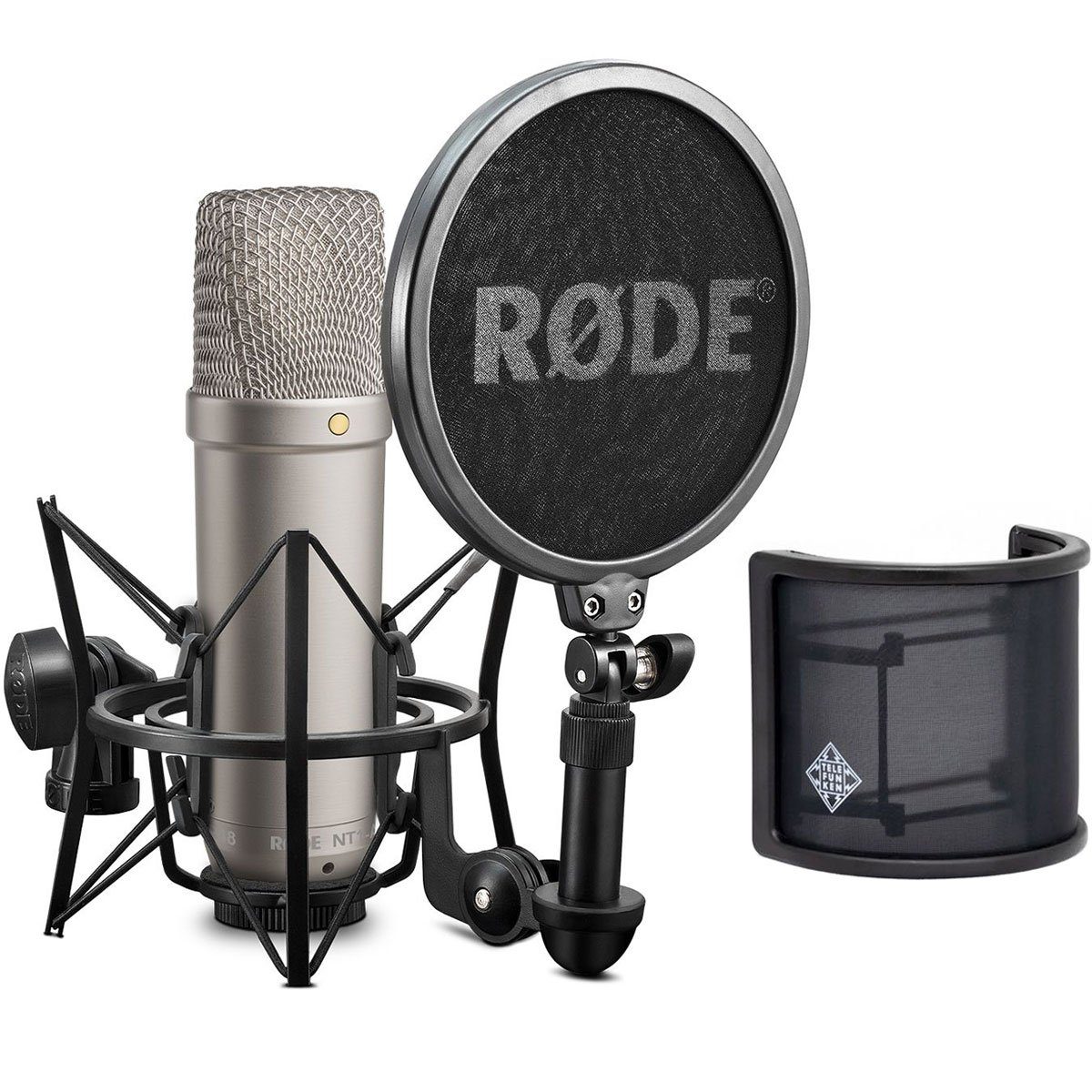 RODE Microphones Mikrofon Rode NT1-A + Telefunken PL05 Popschutz