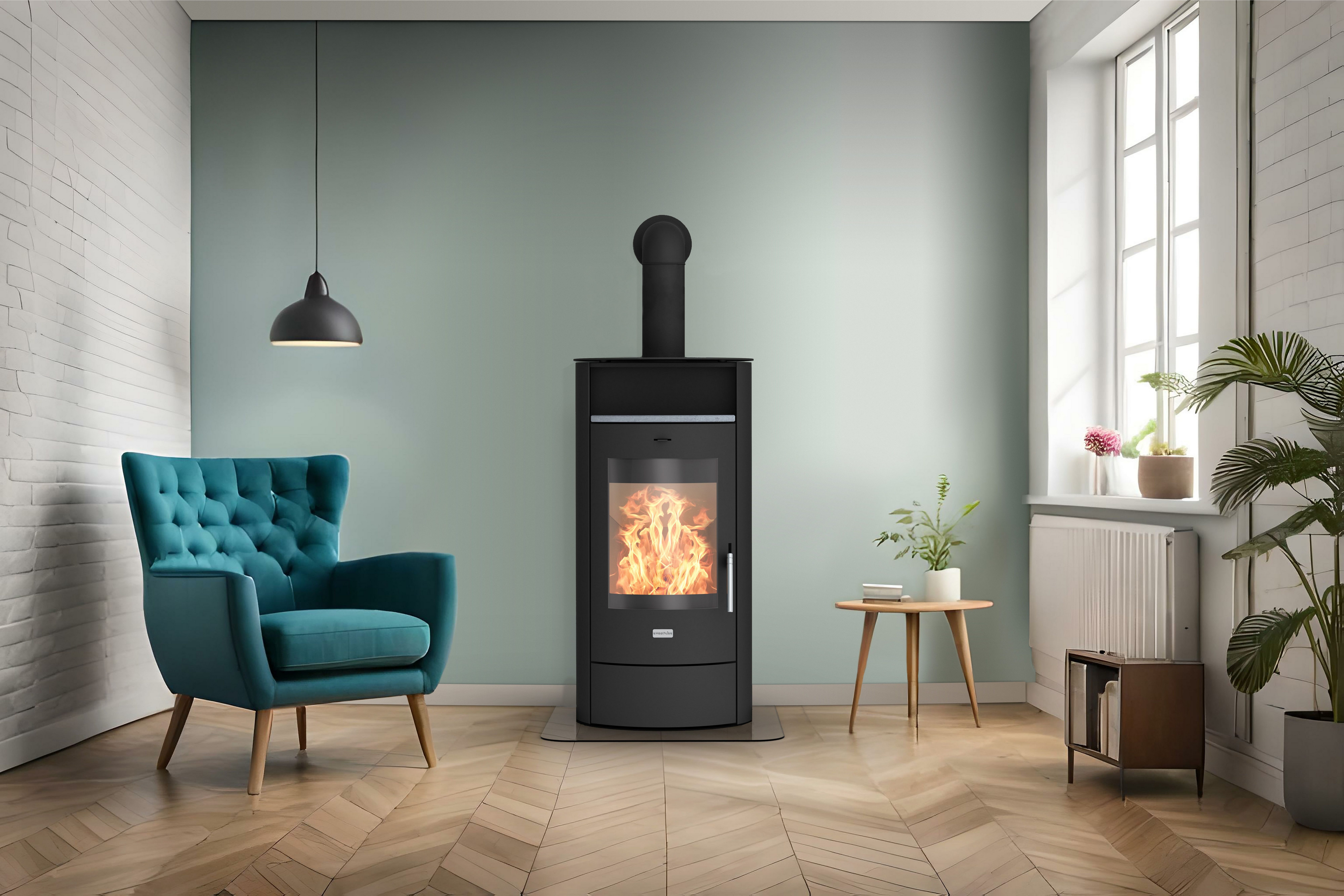 Heathus Kaminofen Piacenza Stahl, 6 kW, günstig online kaufen