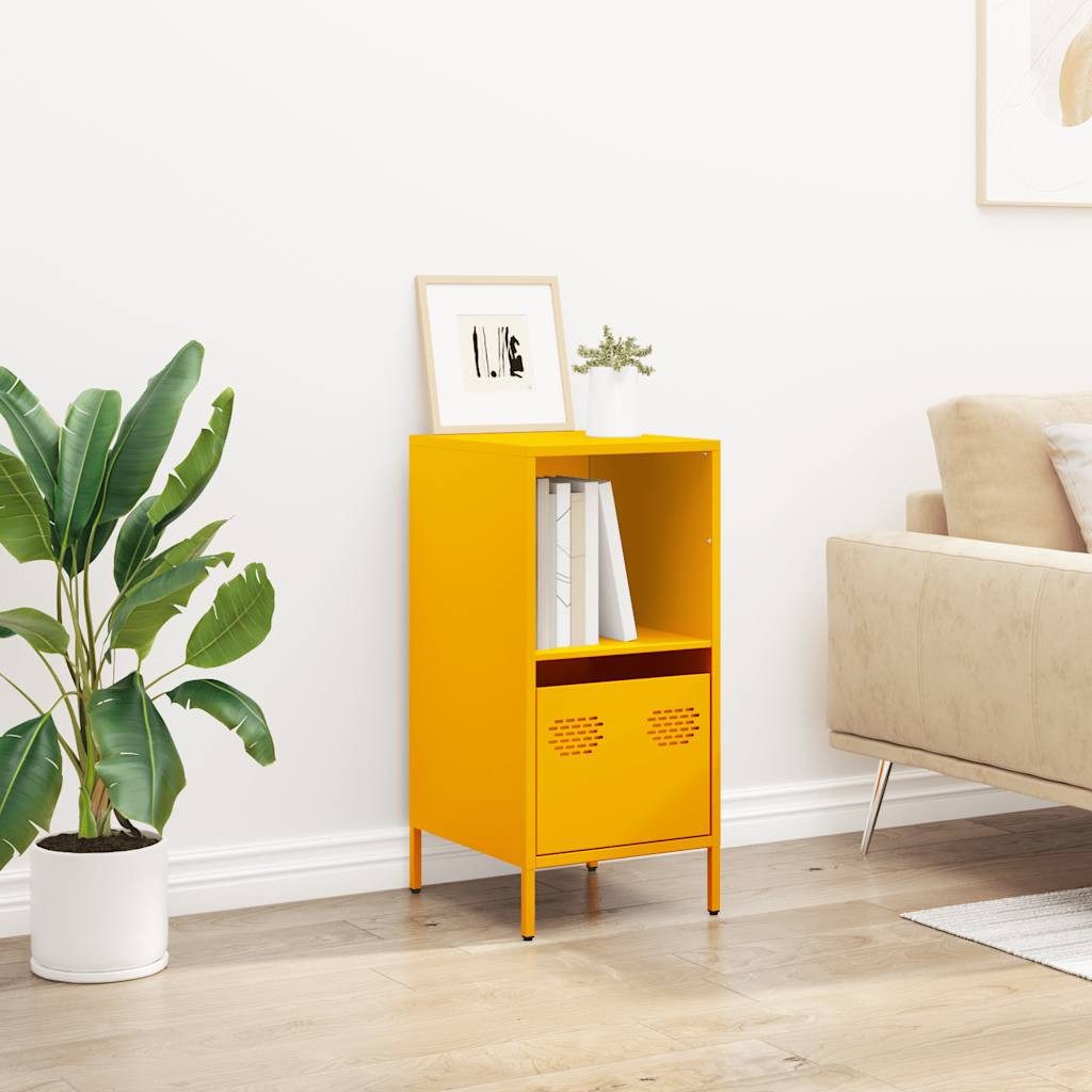 vidaXL Sideboard Sideboard Senfgelb 35x39x73,5 cm günstig online kaufen
