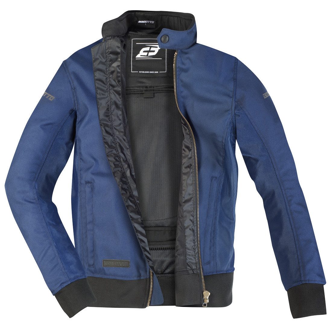 Bogotto Motorradjacke Drift-R Air Mesh Motorrad Textiljacke Verbindungsreißverschluss,Ellenbogenprotektoren enthalten,perfori