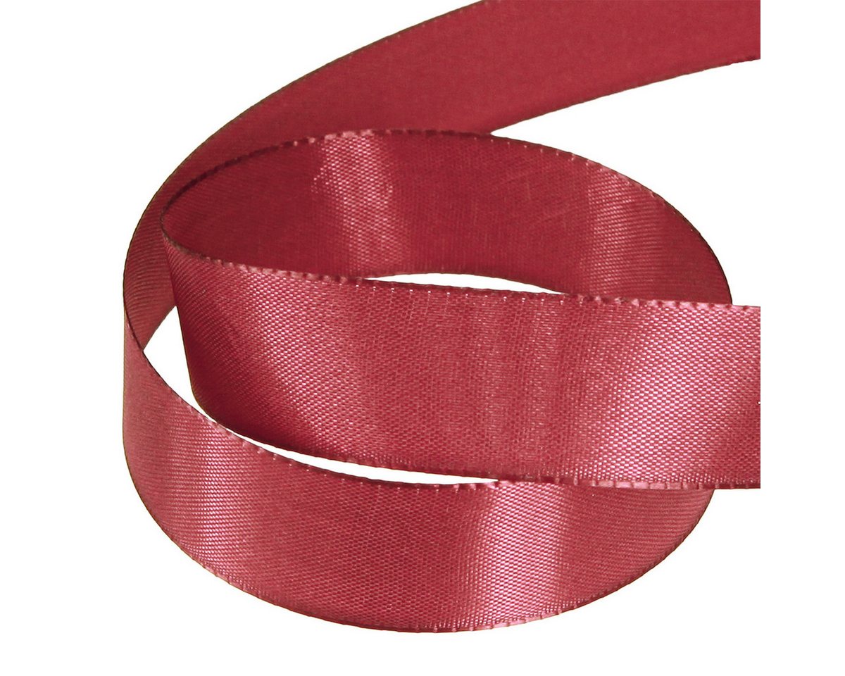 Thumbnail - Viana Dekoband Geschenkband Taftband Bordeaux 25mm 50m Dekoband Flaschengestecke