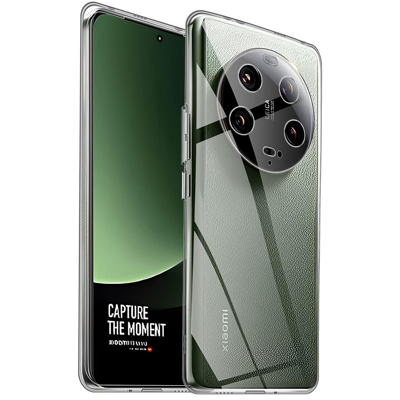 CoolGadget Handyhülle Transparent Ultra Slim Case für Xiaomi 13 Ultra 6,73 Zoll, Silikon Hülle Dünne Schutzhülle für Xiaomi 13 Ultra 5G Hülle