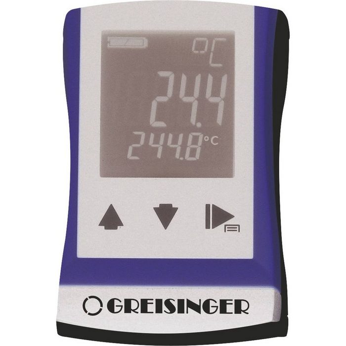 Greisinger Außentemperaturanzeige Sekundenschnelles 2 Kanal-Alarm-Thermometer G Gerät lose GerätBatterie Anleitung Alarmthermometer