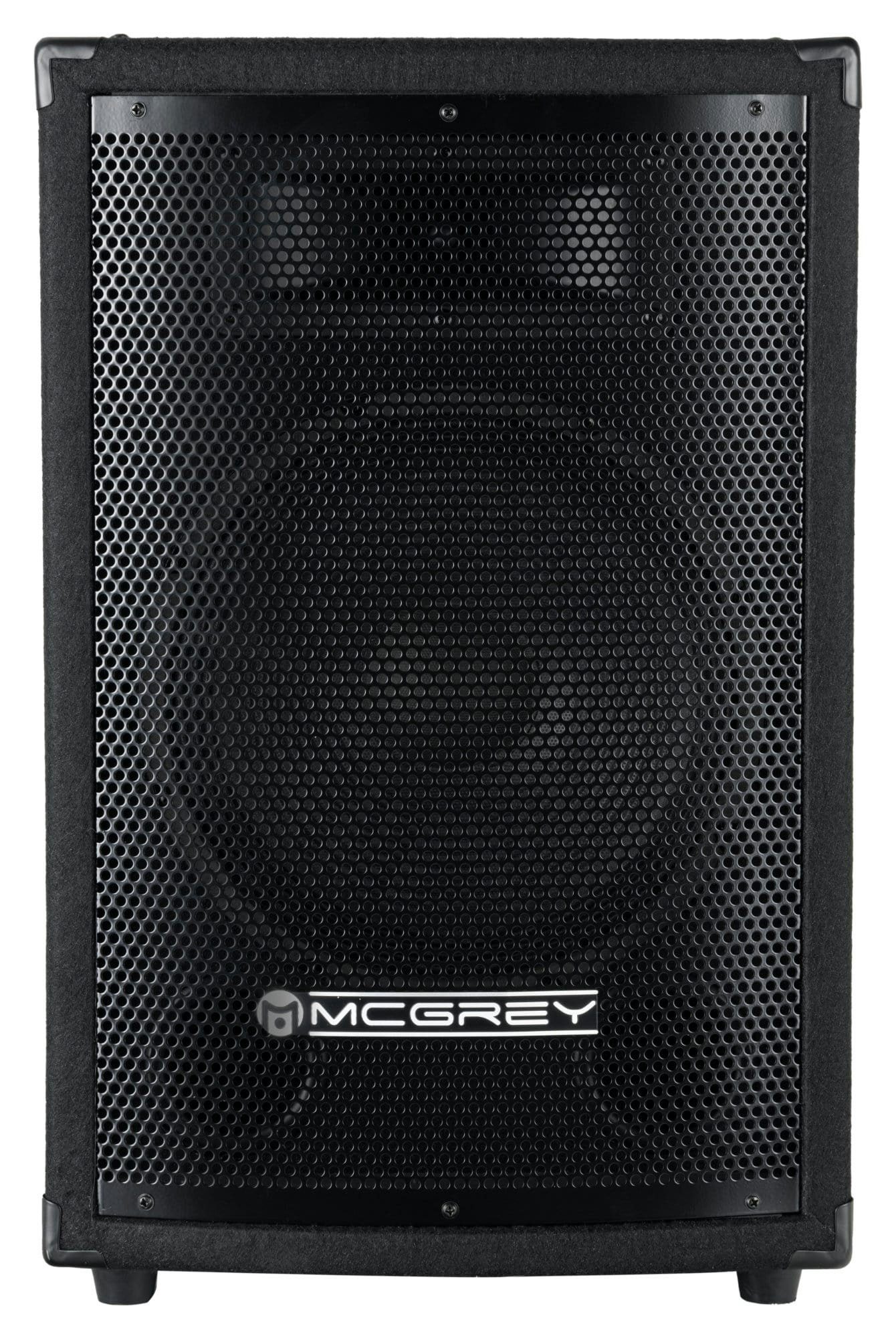 McGrey TP-10 DJ PA Box 25cm (10) Subwoofer, 2-Wege System, Holzgehäuse Lautsprecher (200 W, Passiv-Speaker mit Boxenflansch)