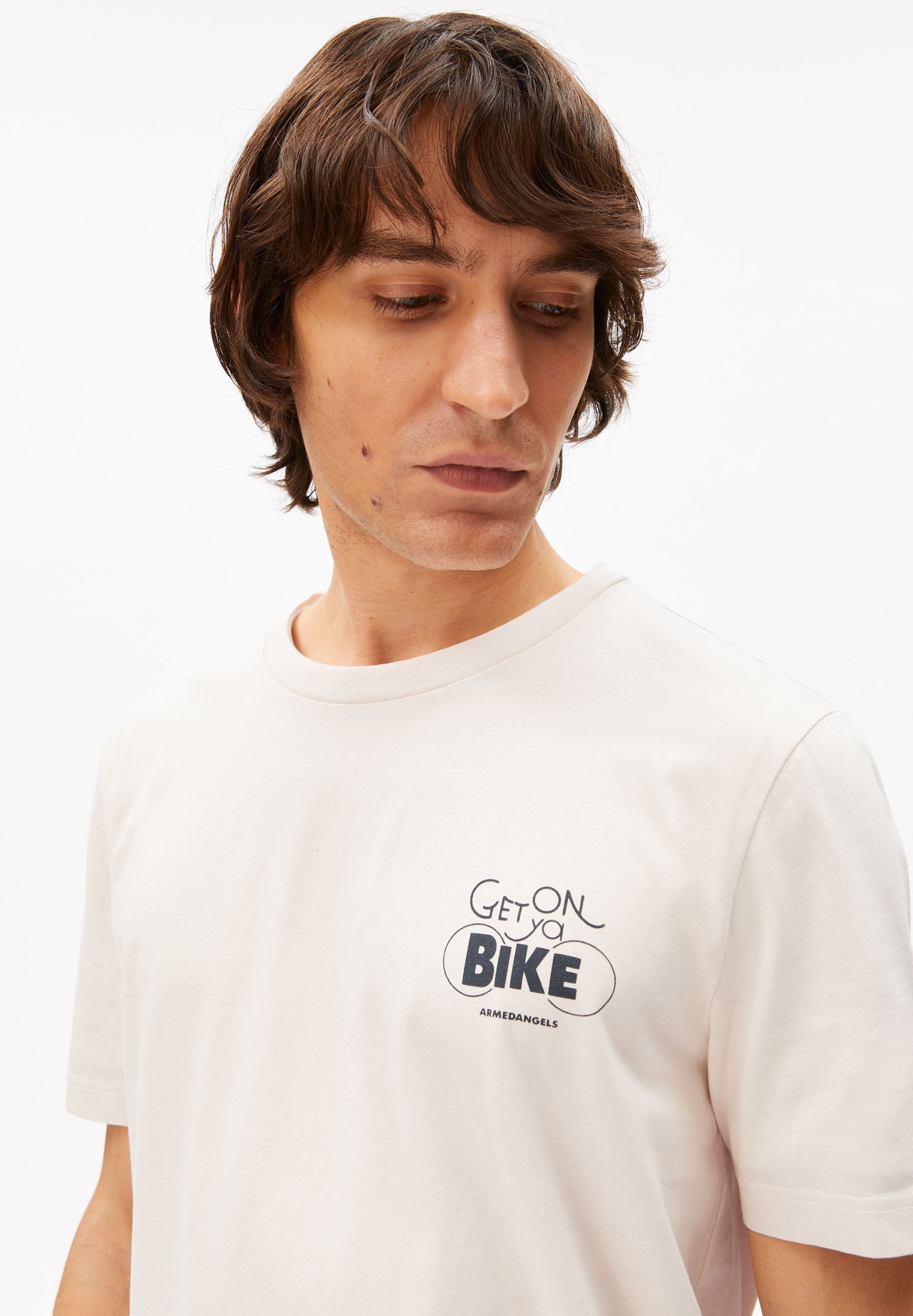 Armedangels Print-Shirt JAAMES BIKE T-Shirt aus Bio-Baumwolle Regular Fit