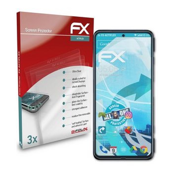 atFoliX Schutzfolie Displayschutzfolie für Xiaomi Black Shark 4, (3 Folien), Ultraklar und flexibel
