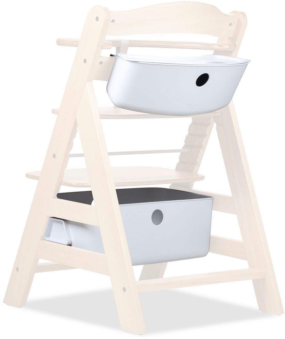 Hauck Aufbewahrungsbox Alpha Box Set, white (Set, 2 St), für Hochstühle günstig online kaufen