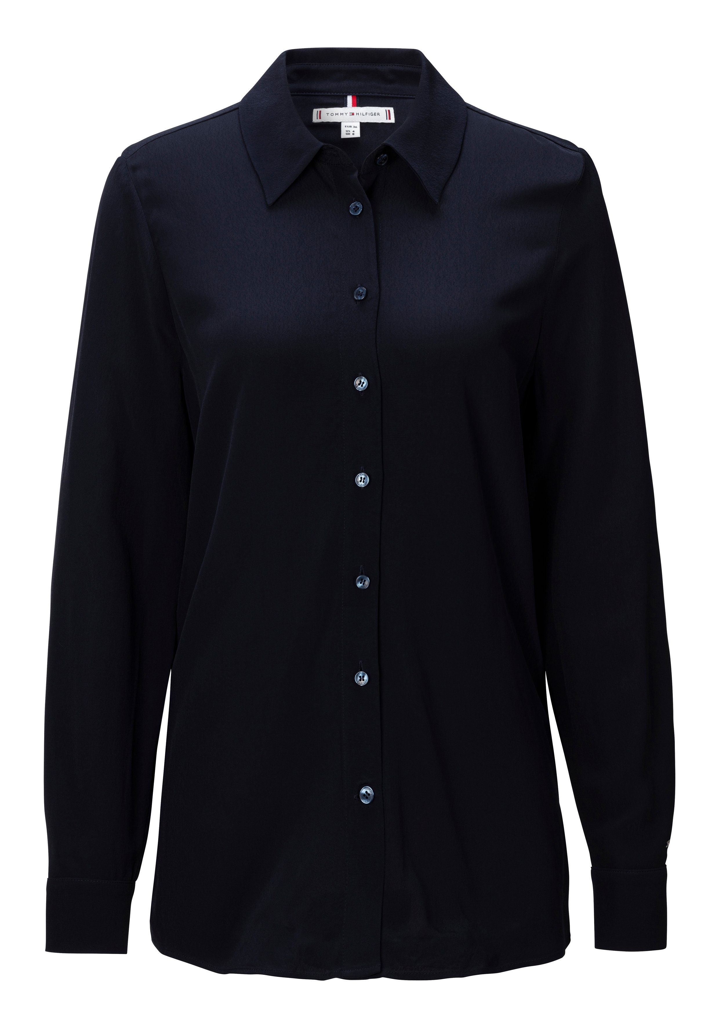 Tommy Hilfiger Hemdbluse FLUID VIS CREPE günstig online kaufen