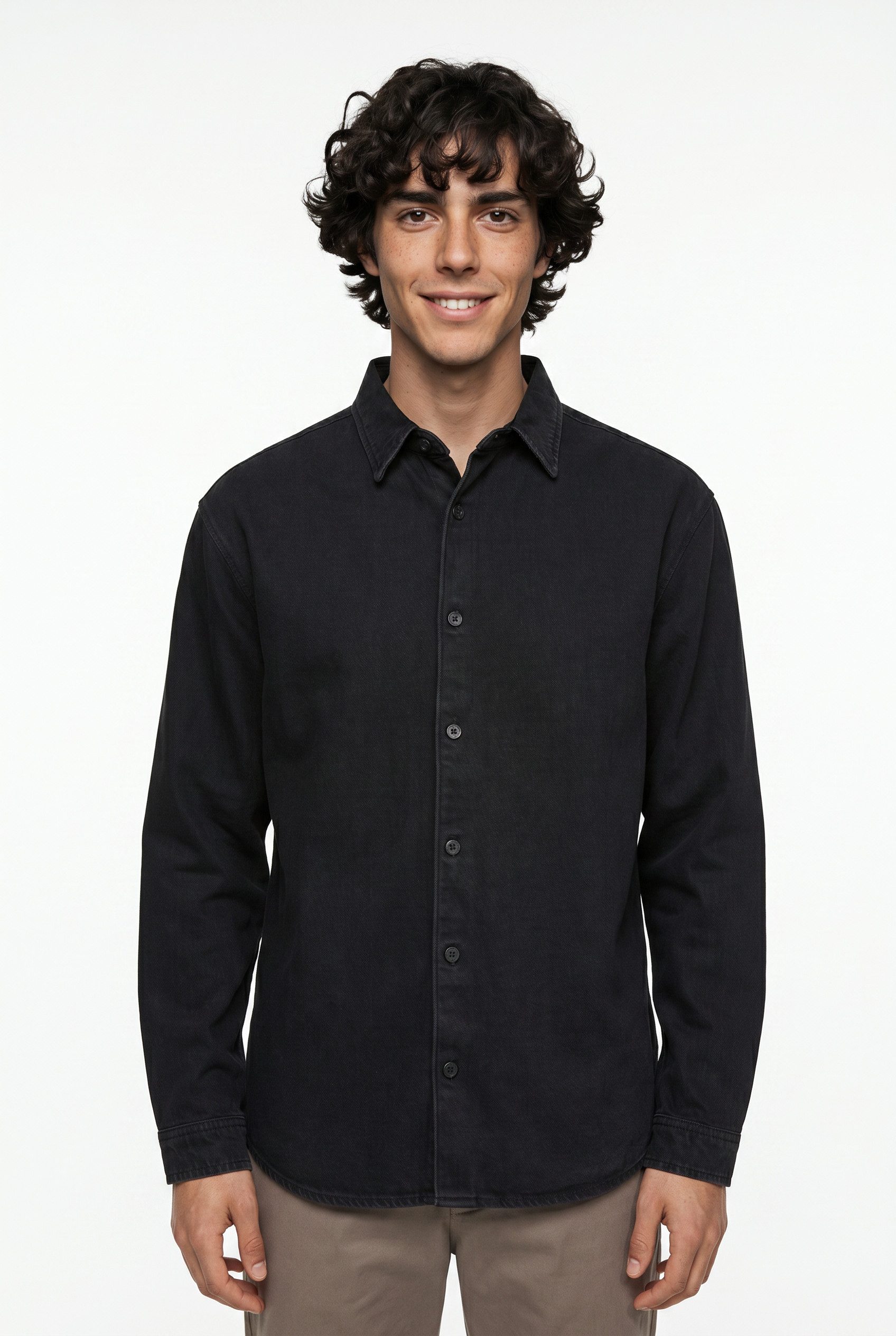 Langarmhemd JORNORREBRO DENIM SHIRT LS SN