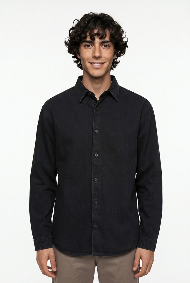 Jack & Jones Langarmhemd JORNORREBRO DENIM SHIRT LS SN