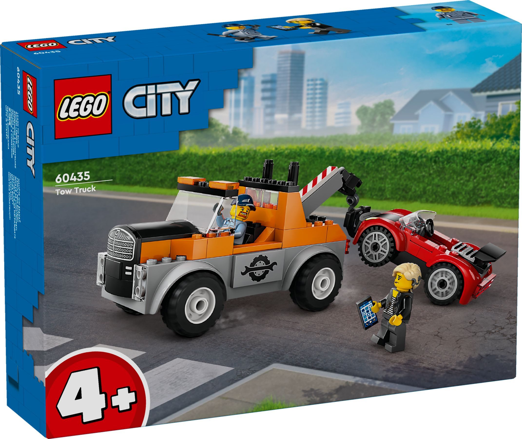 LEGO® LEGO® City 60435 Abschleppwagen mit Sportauto Konstruktionsspielsteine, (101 St)