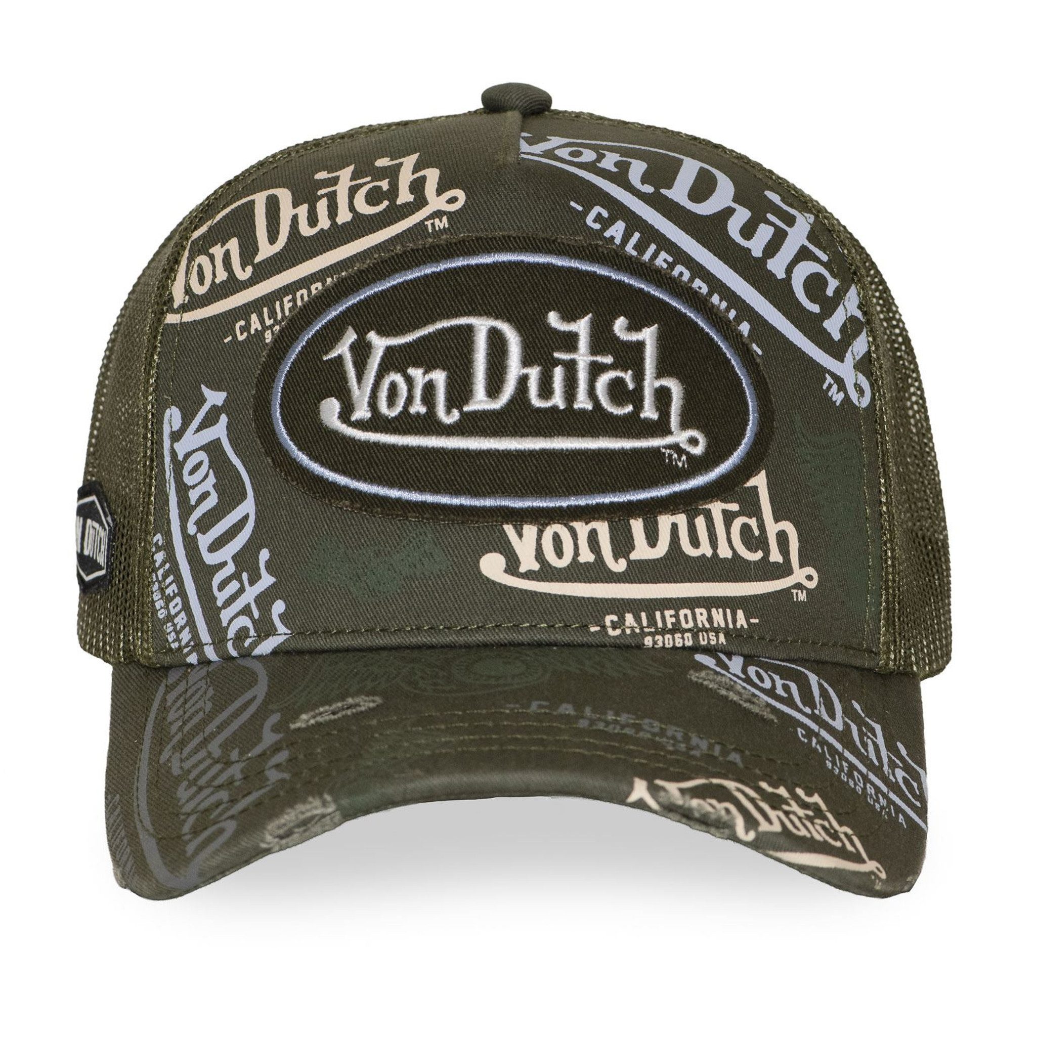 Von Dutch Trucker Cap Von Dutch Originals Trucker Cap - CALIFORNIA ALLOVER Mesh (Basecap, Basecap, Meshcap, Trucker Kappe)