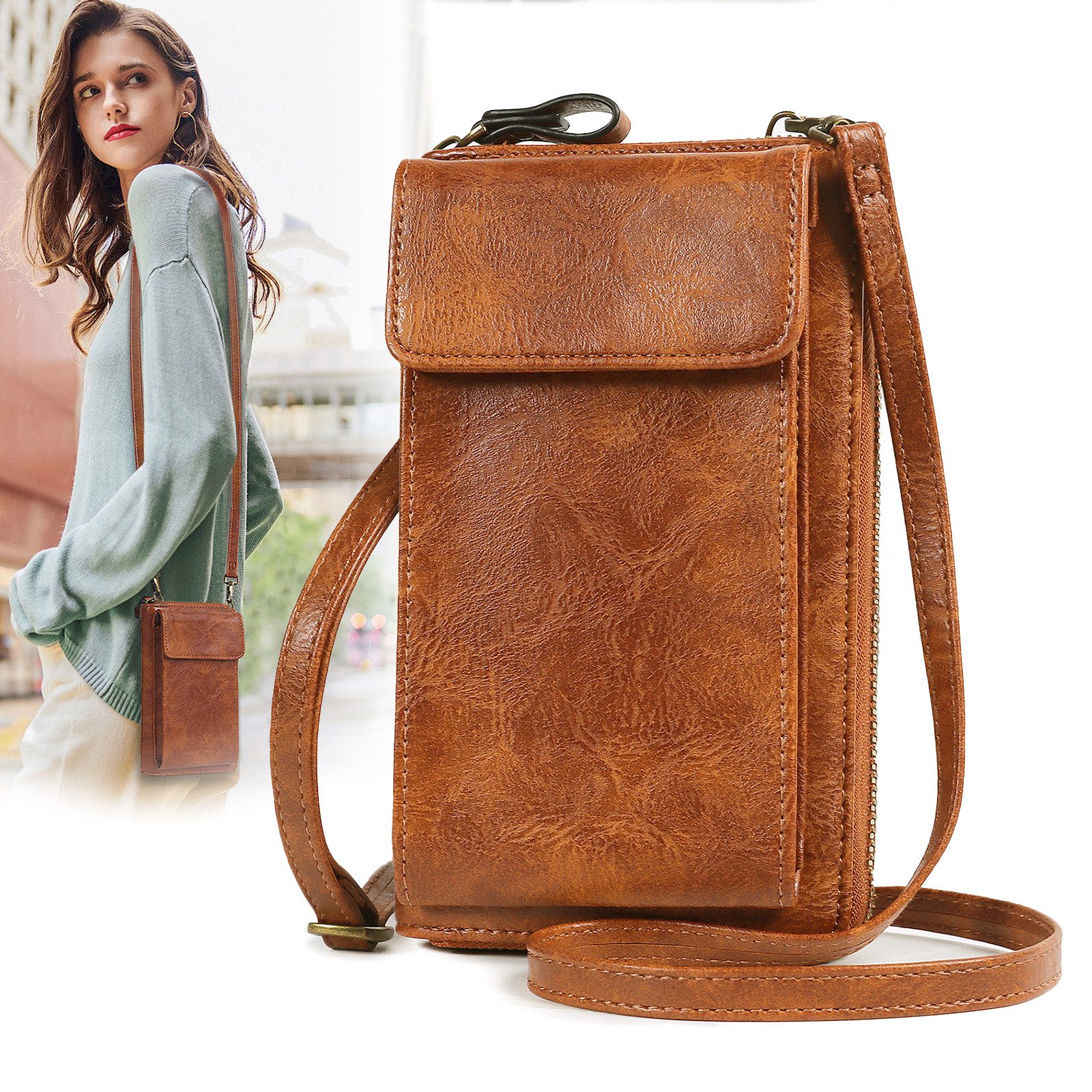 Fassiona Schultertasche Handytasche Damen Cross-Body zum günstig online kaufen