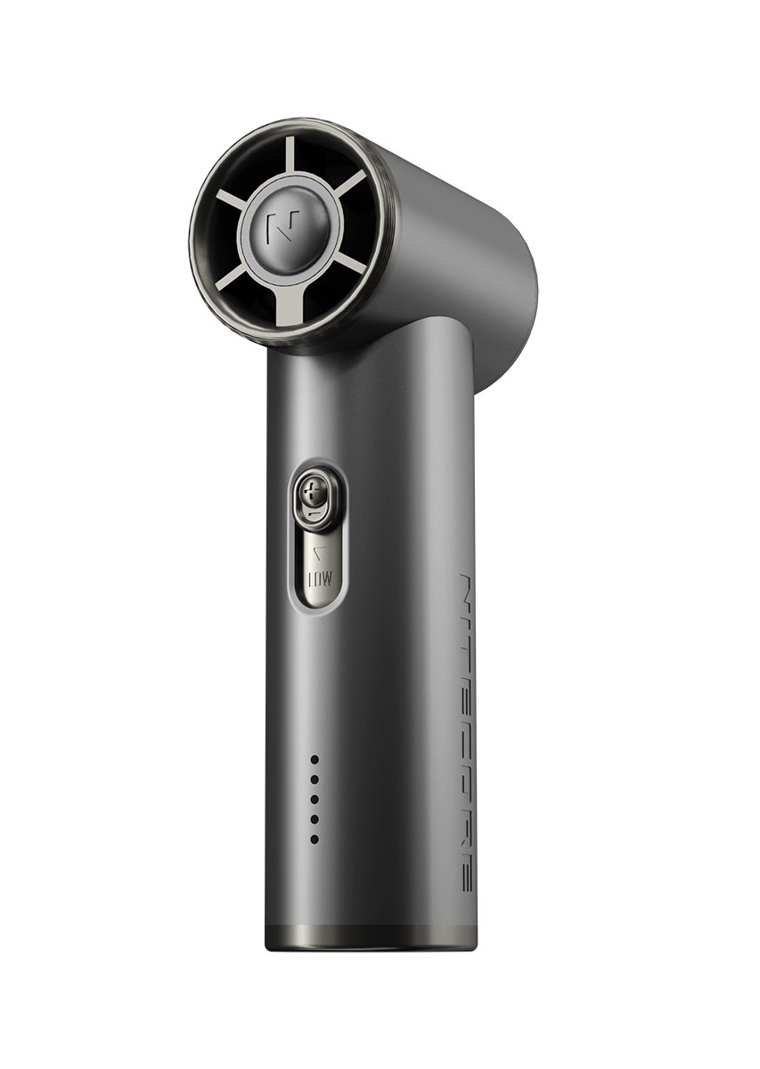 Nitecore Tischventilator Nitecore NEF01 Handventilator, Aluminiumgehäuse, 5 Gebläsestufen, wie