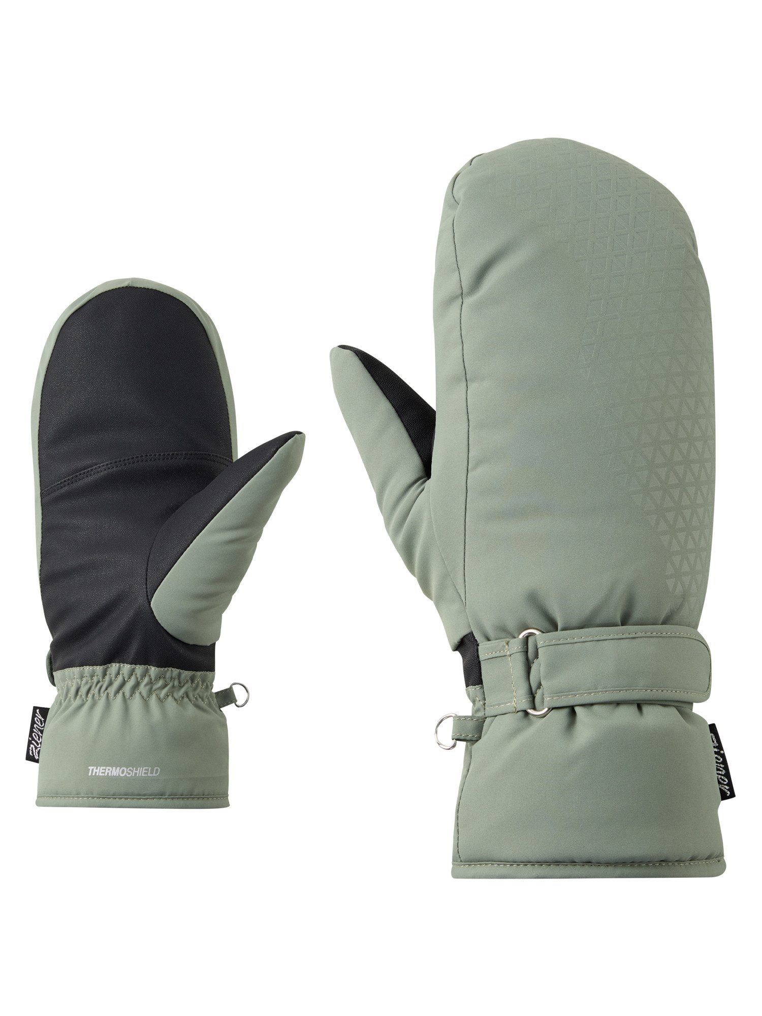Ziener Fäustlinge KISARI-Z AQUASHIELD® DAMEN wasserdicht, winddicht, atmungsaktiv, warmes Fleece-Futter