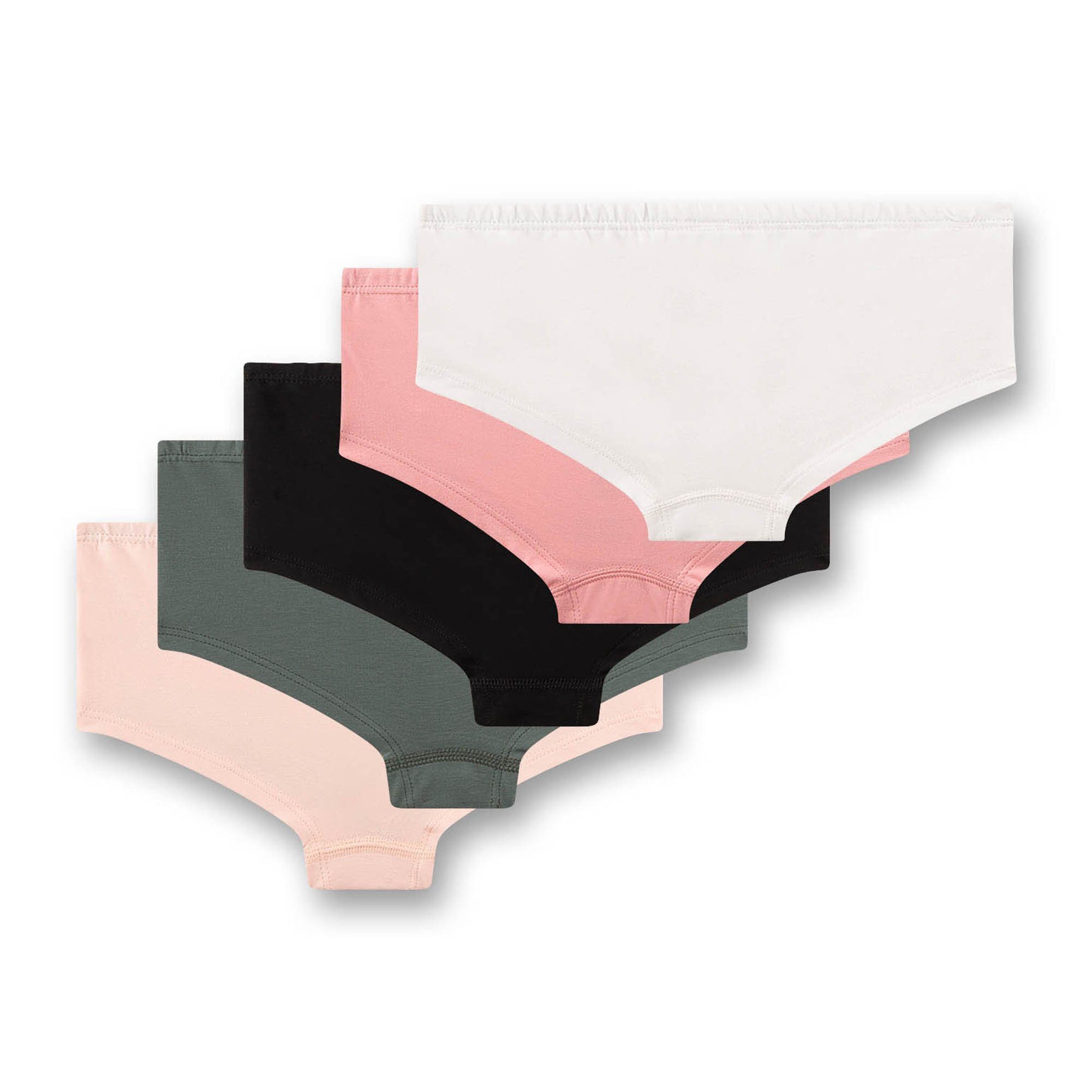 Sanetta Slip Mädchen Slip 5er Pack Baumwollmischung (Packung, 5er Pack)